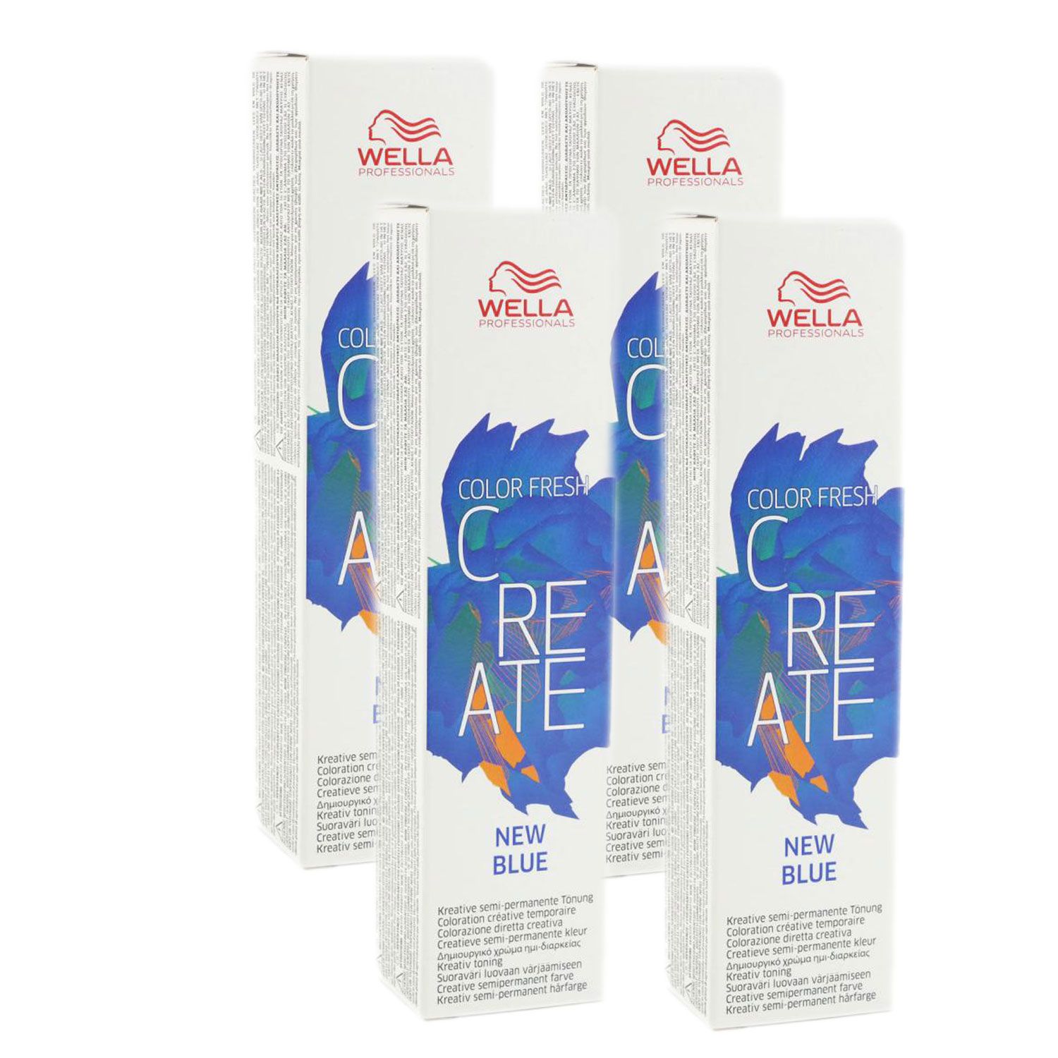 Wella Color Fresh Create 4 x 60 ml - 2 New Blue Set