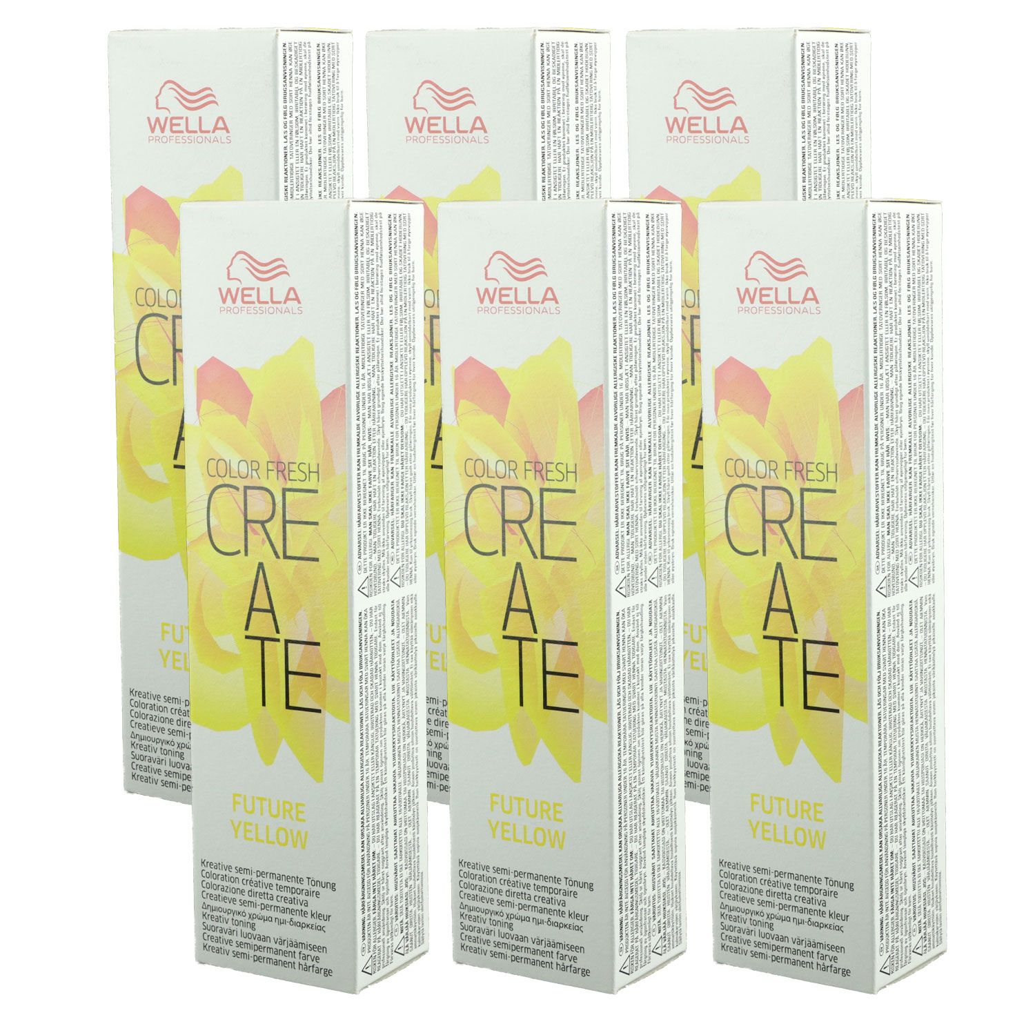 Wella Color Fresh Create 6 x 60 ml 12 Future Yellow Set