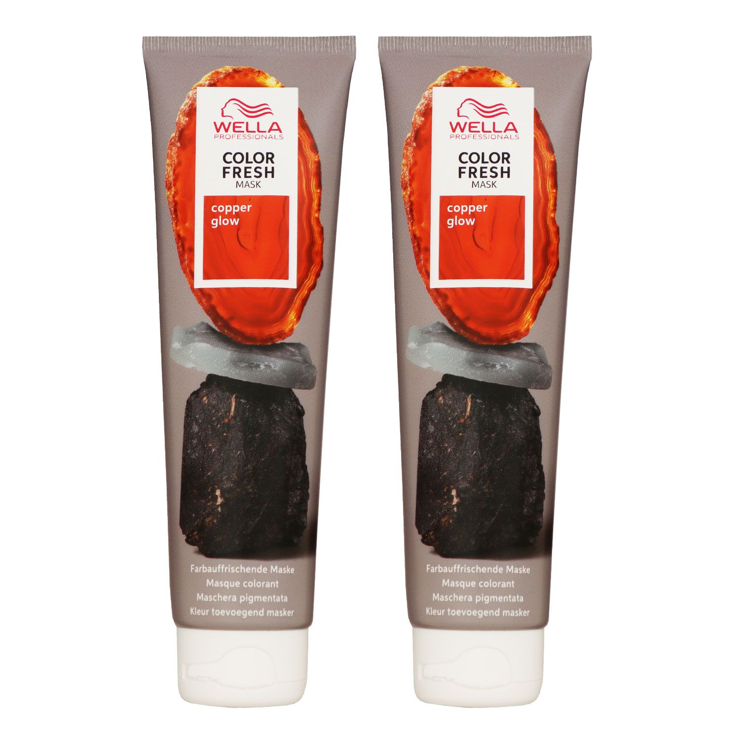 Wella Color Fresh Mask 2 x 150 ml T�nungsmaske Farbmaske Copper Glow Set
