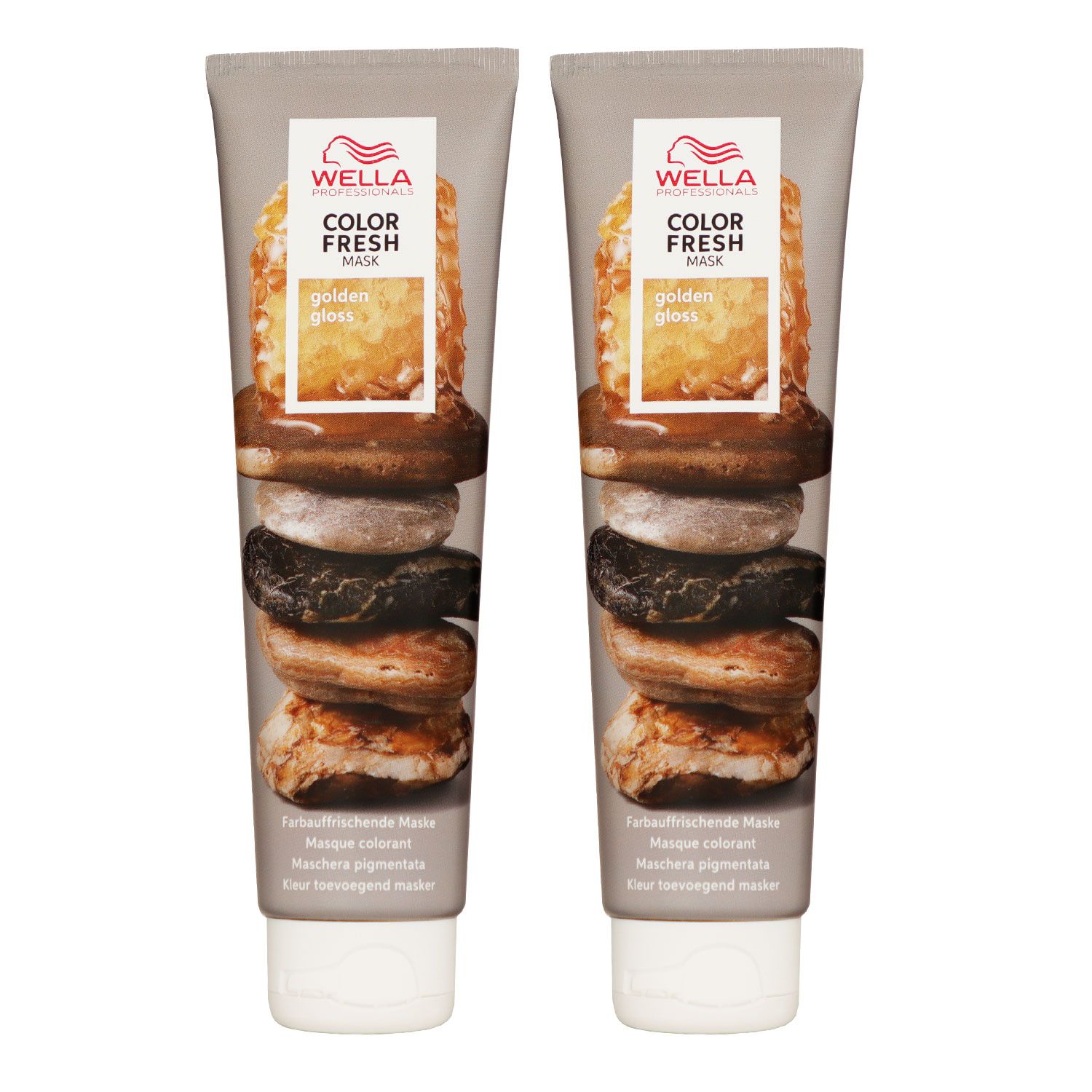 Wella Color Fresh Mask 2 x 150 ml T�nungsmaske Farbmaske Golden Gloss Set