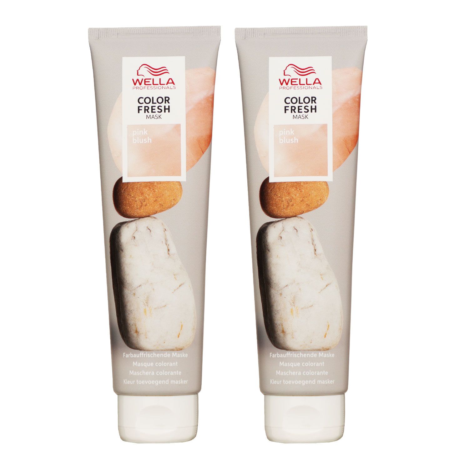 Wella Color Fresh Mask 2 x 150 ml T�nungsmaske Farbmaske Pink Blush Set