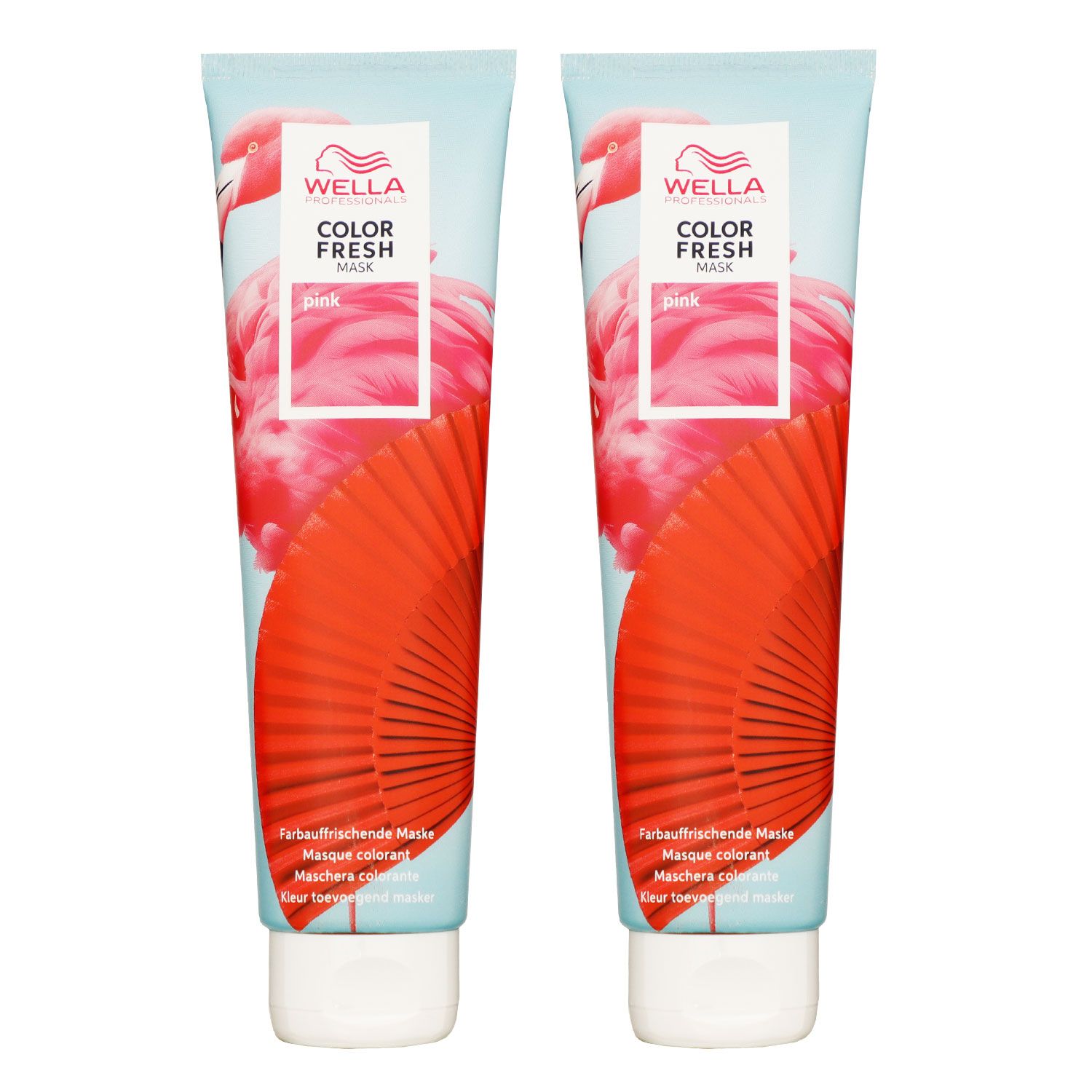 Wella Color Fresh Mask 2 x 150 ml T�nungsmaske Farbmaske Pink Set
