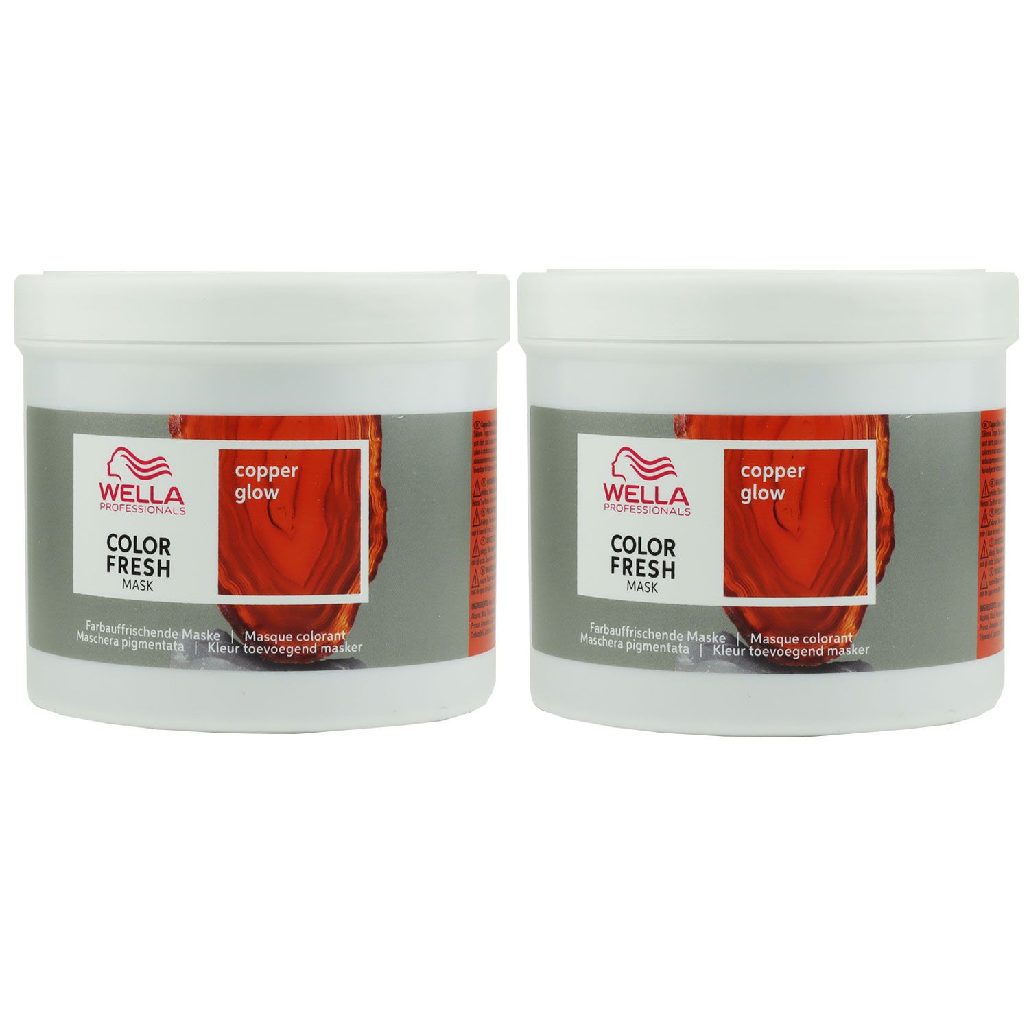 Wella Color Fresh Mask 2 x 500 ml Copper Glow T�nungsmaske Haart�nung