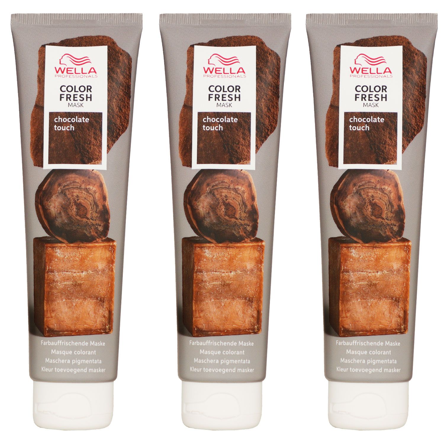 Wella Color Fresh Mask 3 x 150 ml T�nungsmaske Farbmaske Chocolate Set
