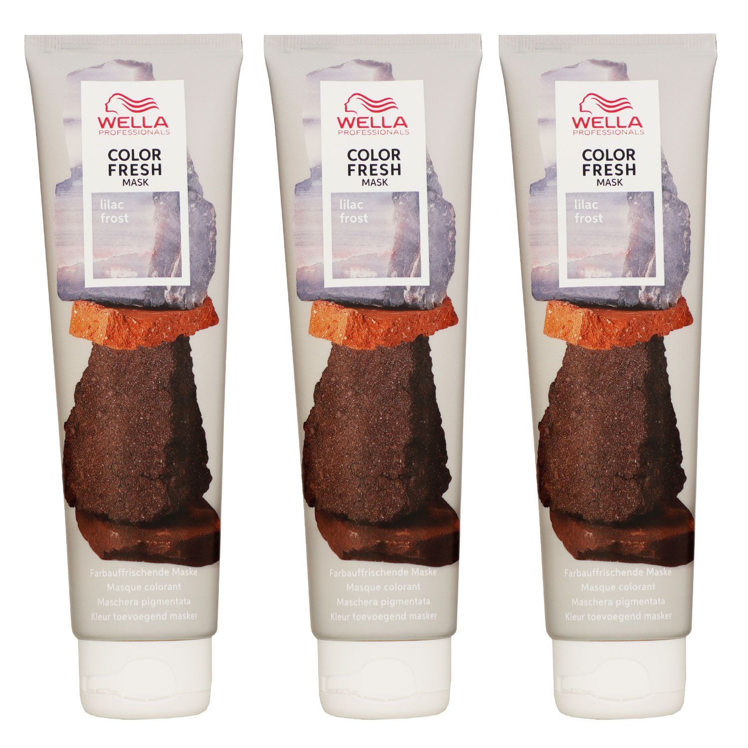 Wella Color Fresh Mask 3 x 150 ml T�nungsmaske Farbmaske Lilac Frost Set