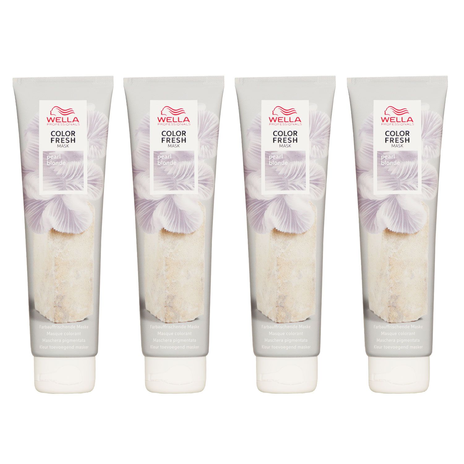 Wella Color Fresh Mask 4 x 150 ml T�nungsmaske Farbmaske Pearl Blond Set