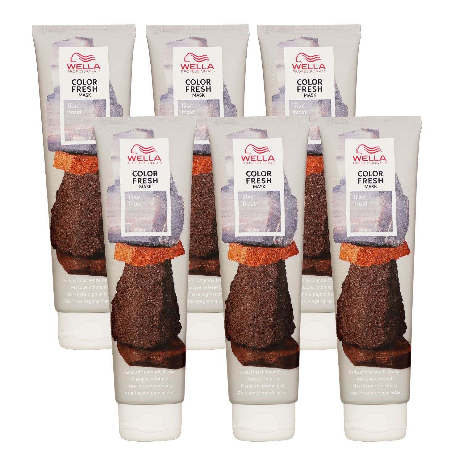 Wella Color Fresh Mask 6 x 150 ml T�nungsmaske Farbmaske Lilac Frost Set