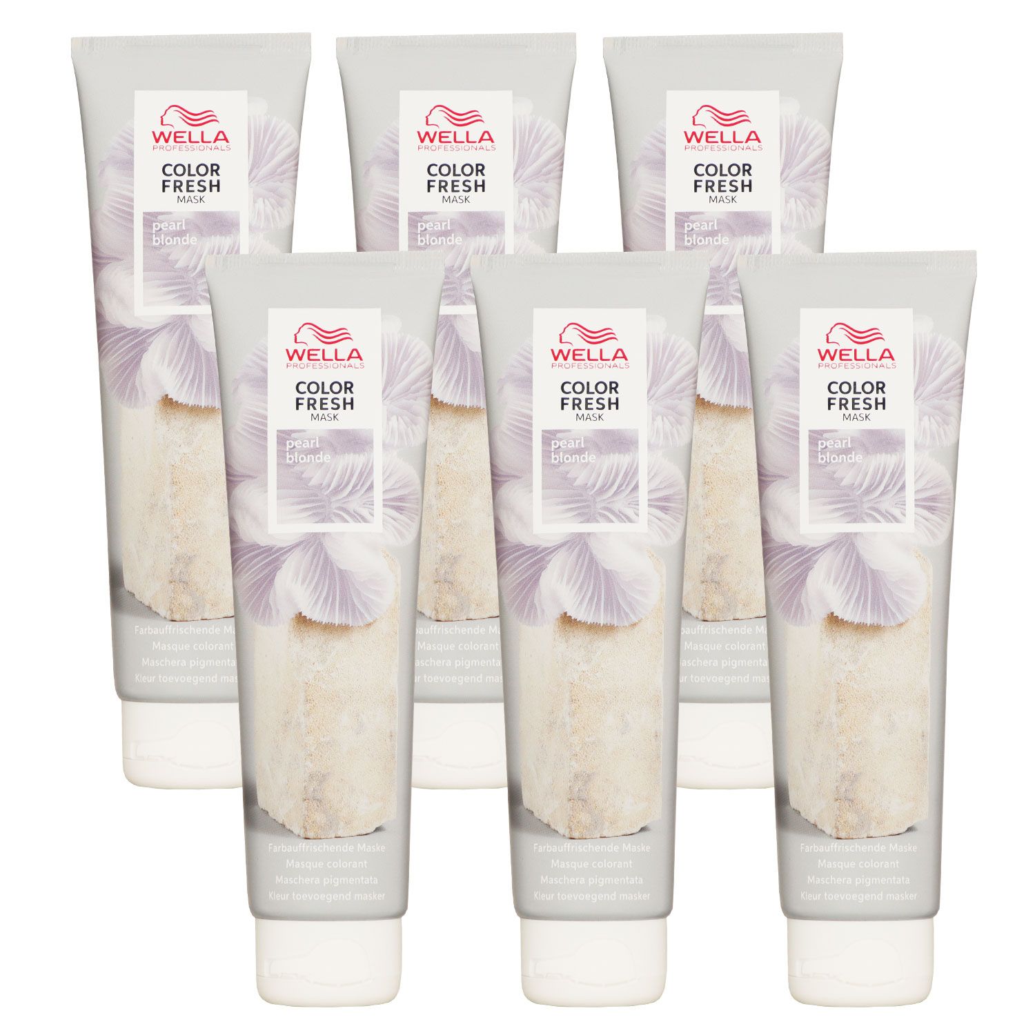 Wella Color Fresh Mask 6 x 150 ml T�nungsmaske Farbmaske Pearl Blond Set