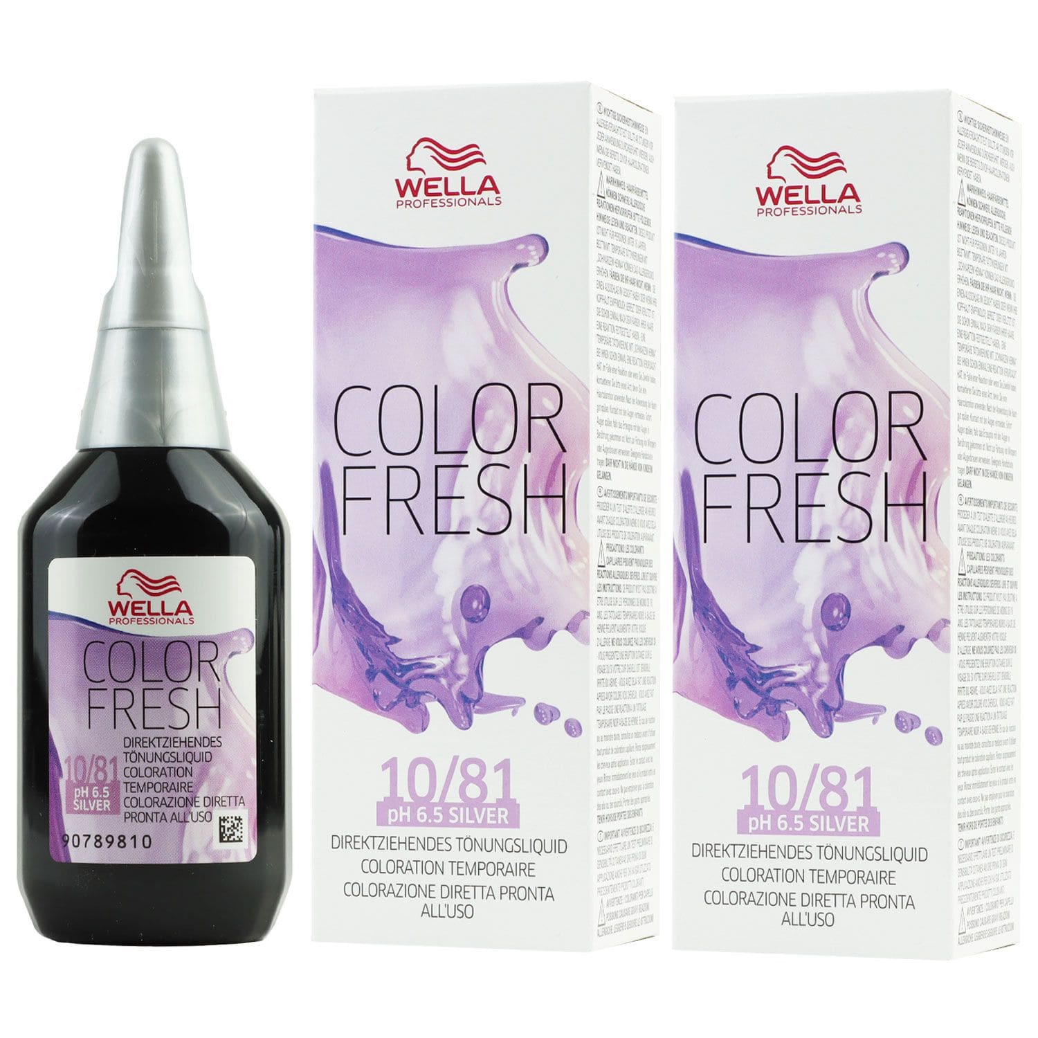 Wella Color Fresh T�nungsliquid 2 x 75 ml 10/81 hell lichtblond pearl asch Set