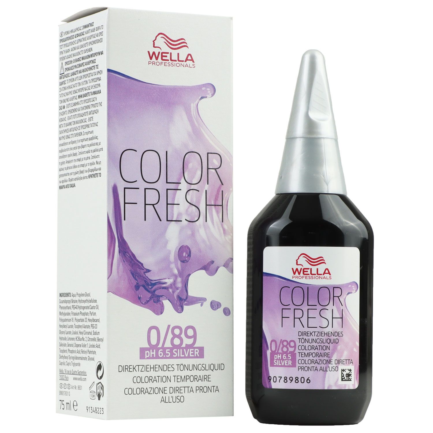 Wella Color Fresh T�nungsliquid 75 ml 0/89 perl cendre