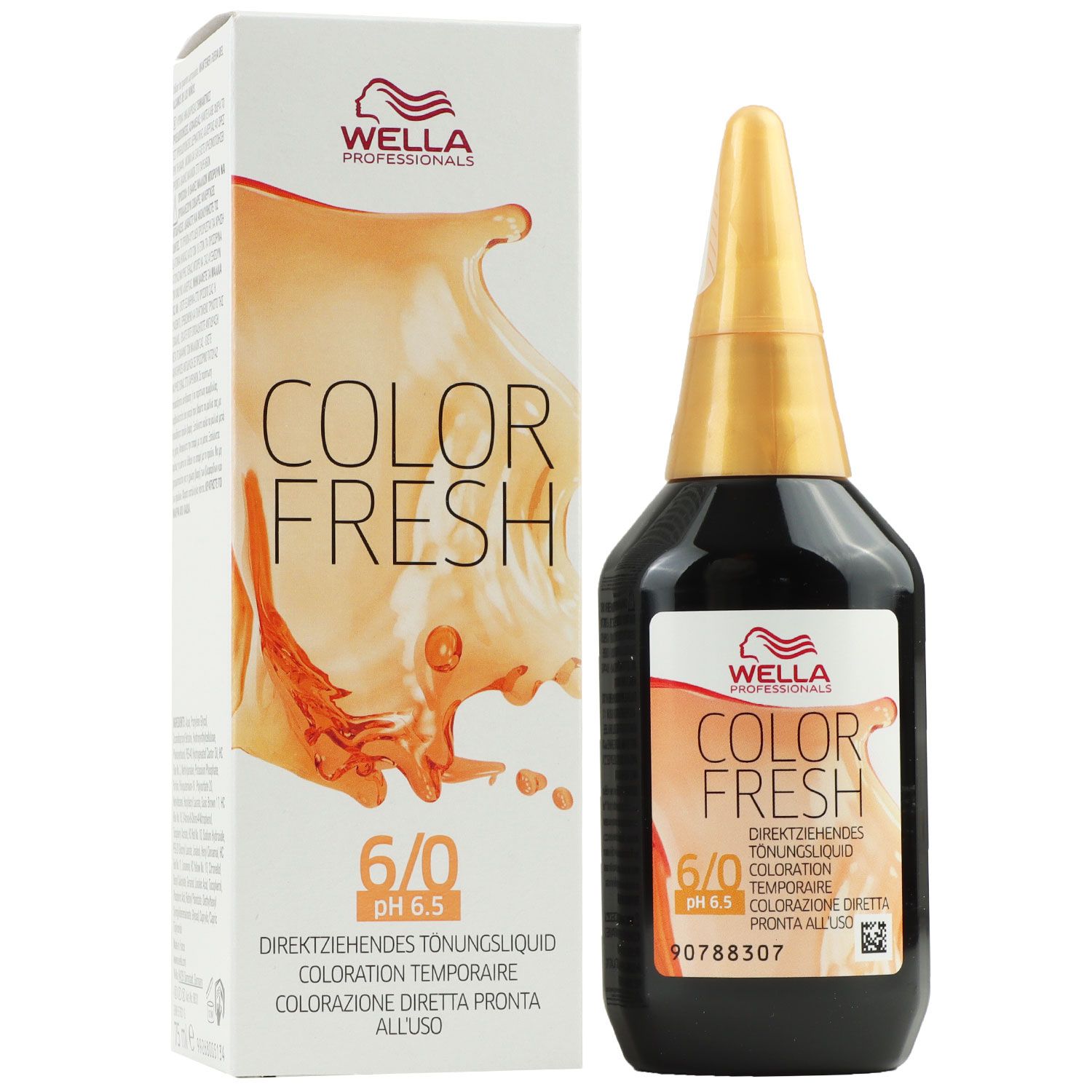 Wella Color Fresh T�nungsliquid 75 ml 6/0 dunkelblond