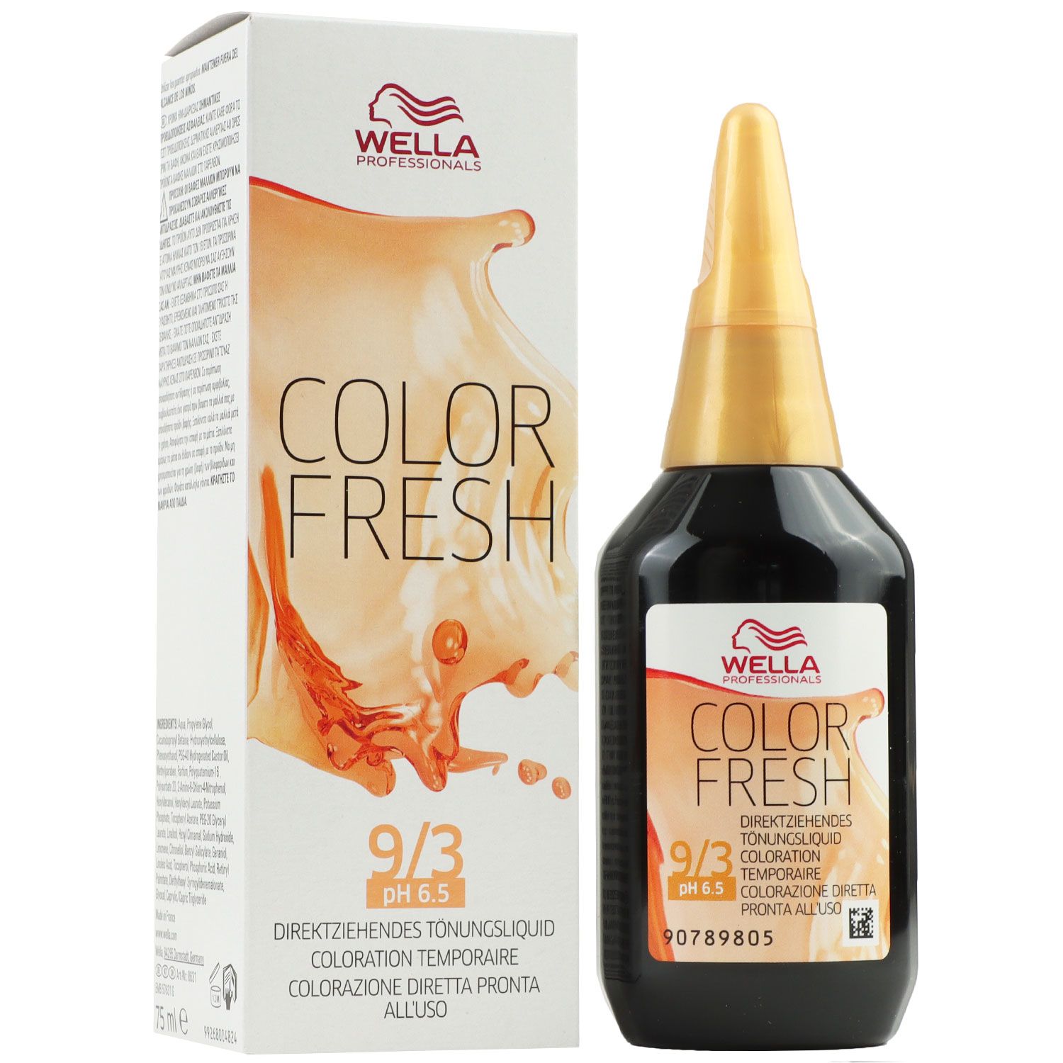 Wella Color Fresh T�nungsliquid 75 ml 9/3 lichtblond gold