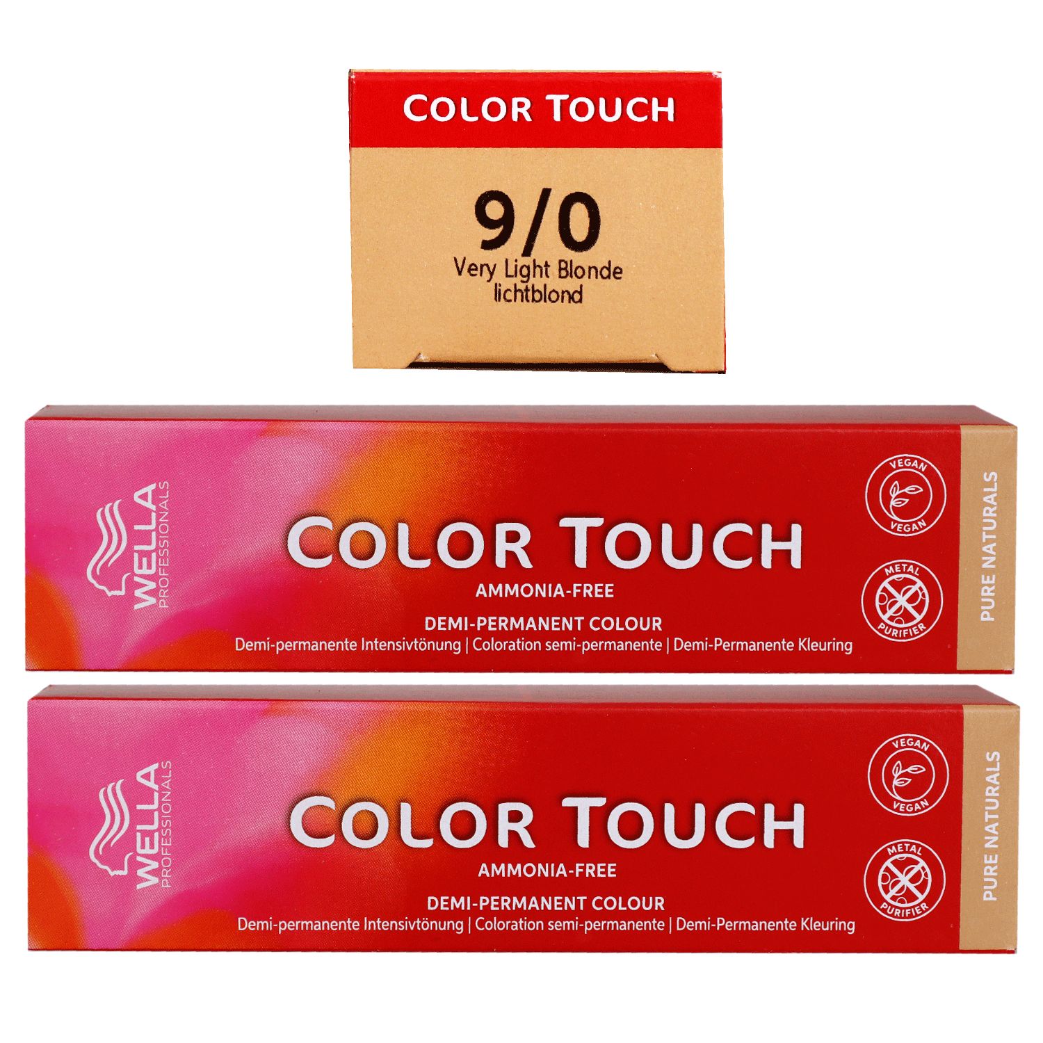 Wella Color Touch 2 x 60 ml 9/0 lichtblond Set