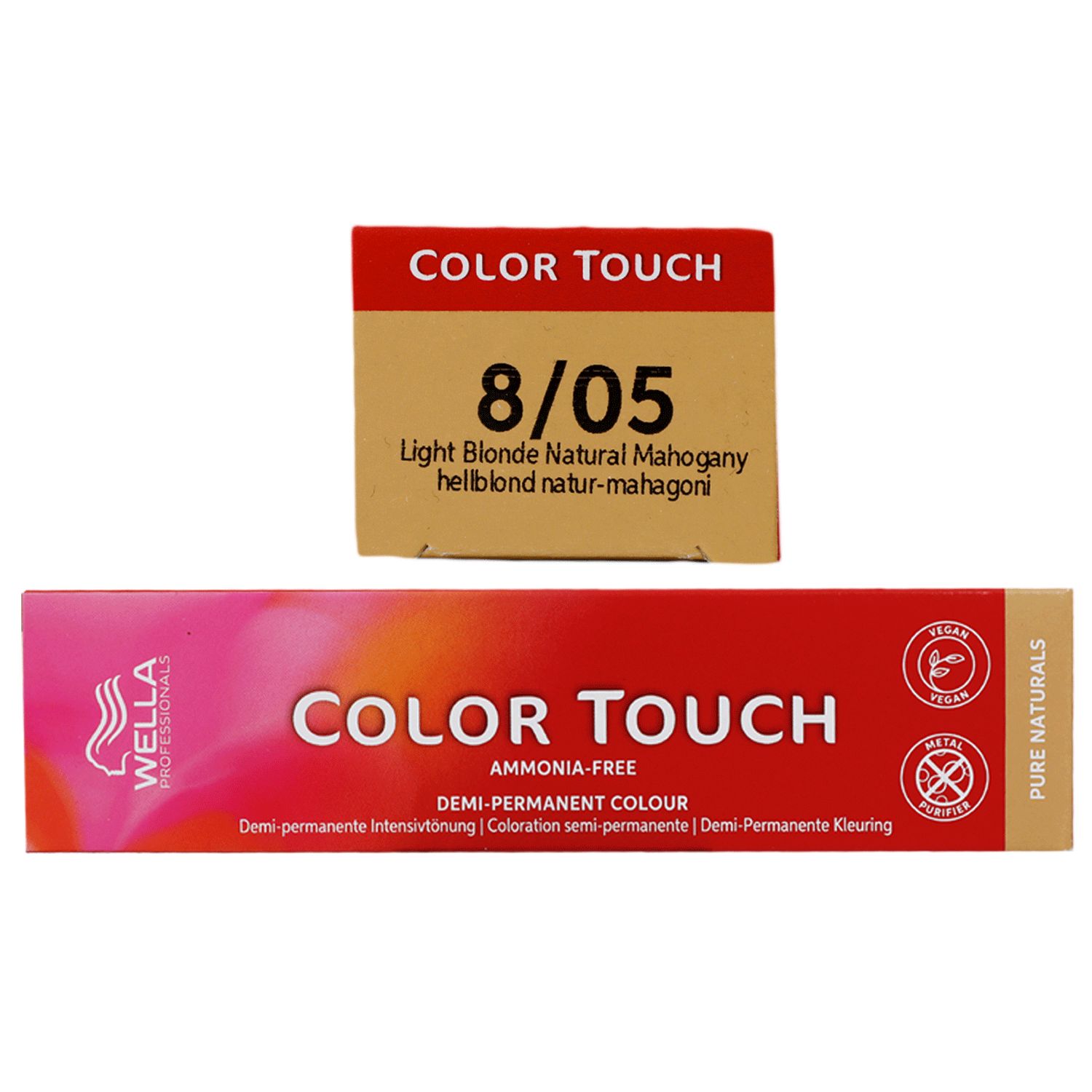 Wella Color Touch 60 ml 8/05 hellblond natur mahagoni