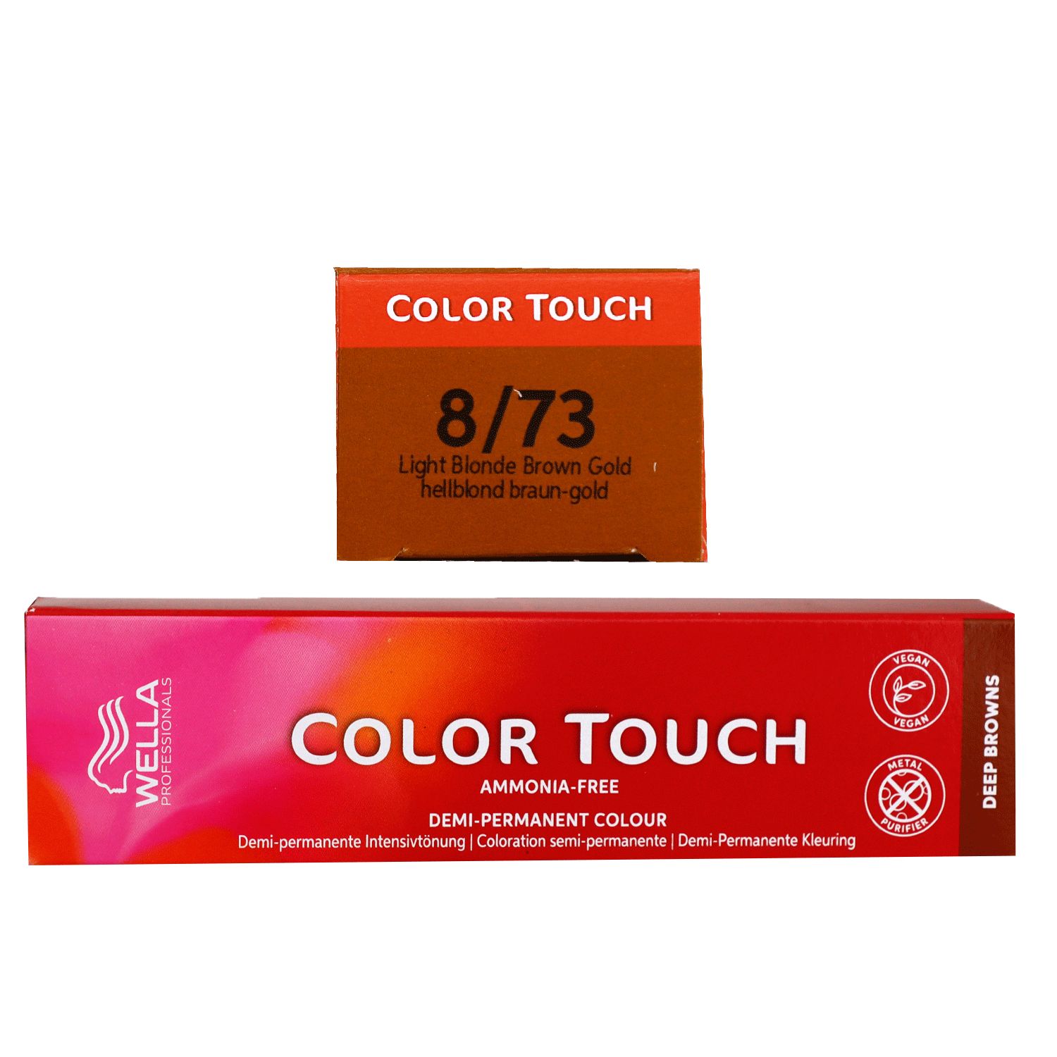 Wella Color Touch Deep Browns 60 ml 8/73 hellblond braun gold Intensiv T�nung
