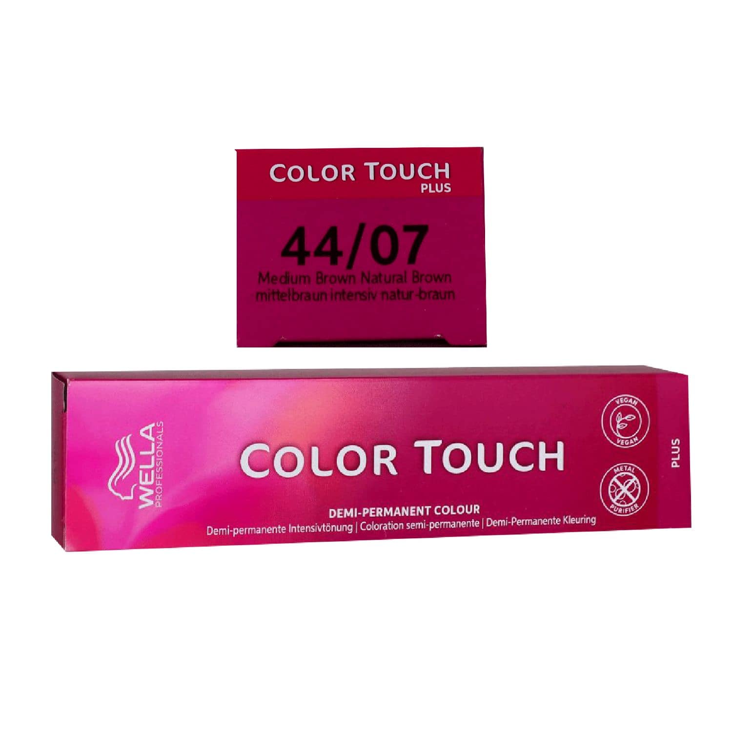 Wella Color Touch Plus 60 ml 44/07 mittelbraun intensiv natur braun Intensivt�nung