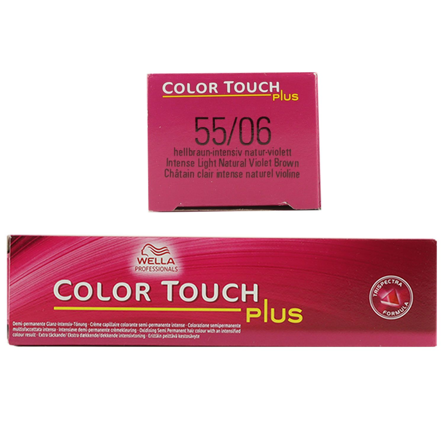 Wella Color Touch Plus 60 ml 55/06 hellbraun intensiv natur violett Intensivt�nung
