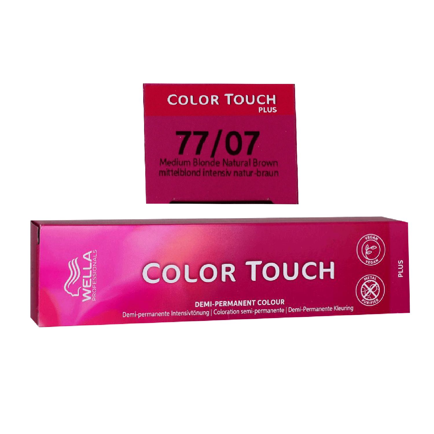 Wella Color Touch Plus 60 ml 77/07 mittelblond intensiv natur braun Intensivt�nung