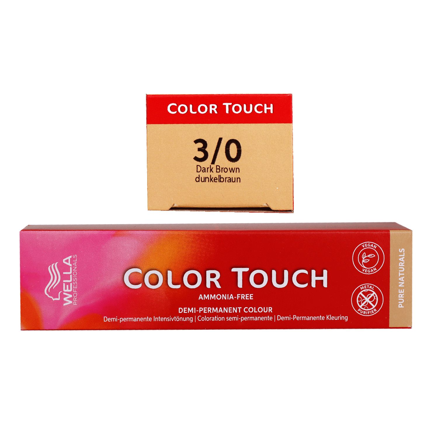 Wella Color Touch Pure Naturals 60 ml 3/0 dunkelbraun