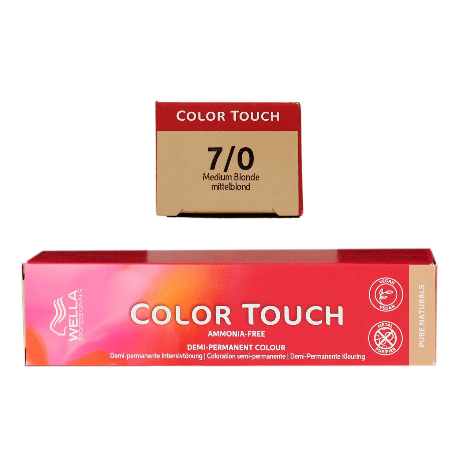 Wella Color Touch Pure Naturals 60 ml 7/0 mittelblond