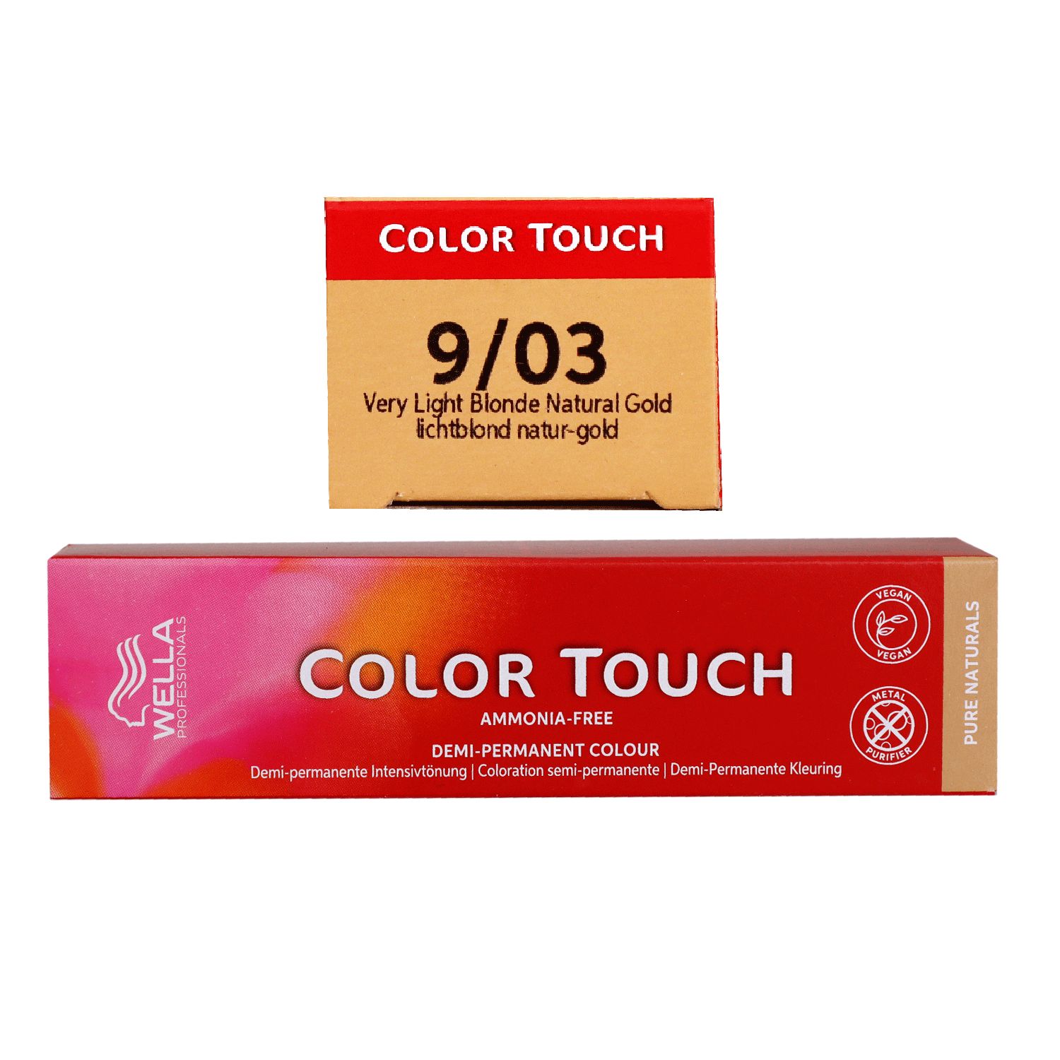 Wella Color Touch Pure Naturals 60 ml 9/03 lichtblond natur gold