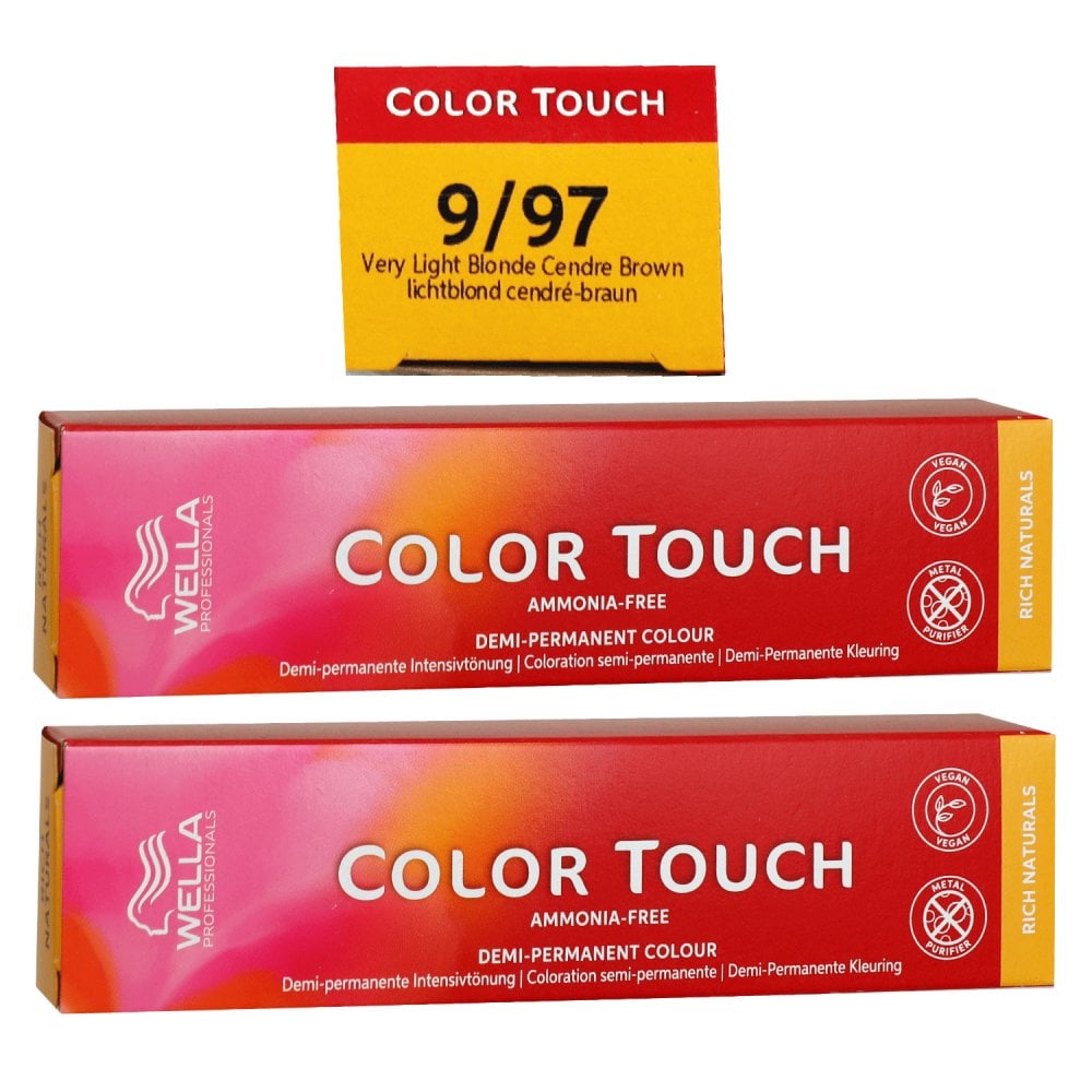 Wella Color Touch Rich Naturals 2 x 60 ml 9/97 Set bei Riemax