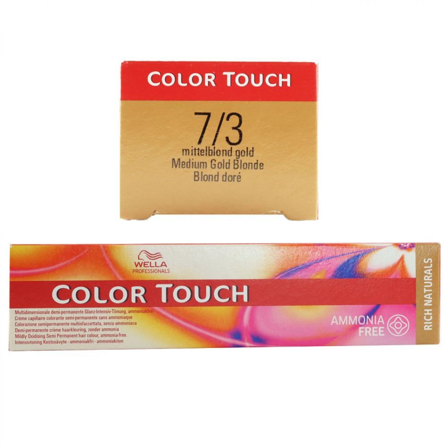 Wella Color Touch Rich Naturals 60 ml 7/3 mittelblond gold