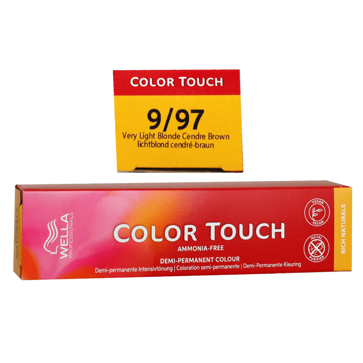 Wella Color Touch Rich Naturals 60 ml 9/97 lichtblond cendr� braun