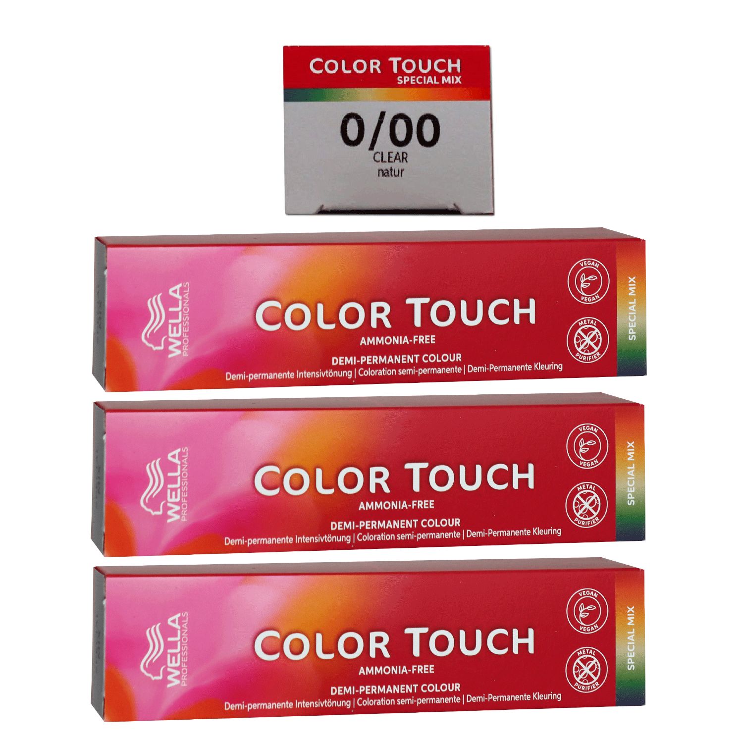 Wella Color Touch Special Mix 3 x 60 ml 0/00 Klarton Set