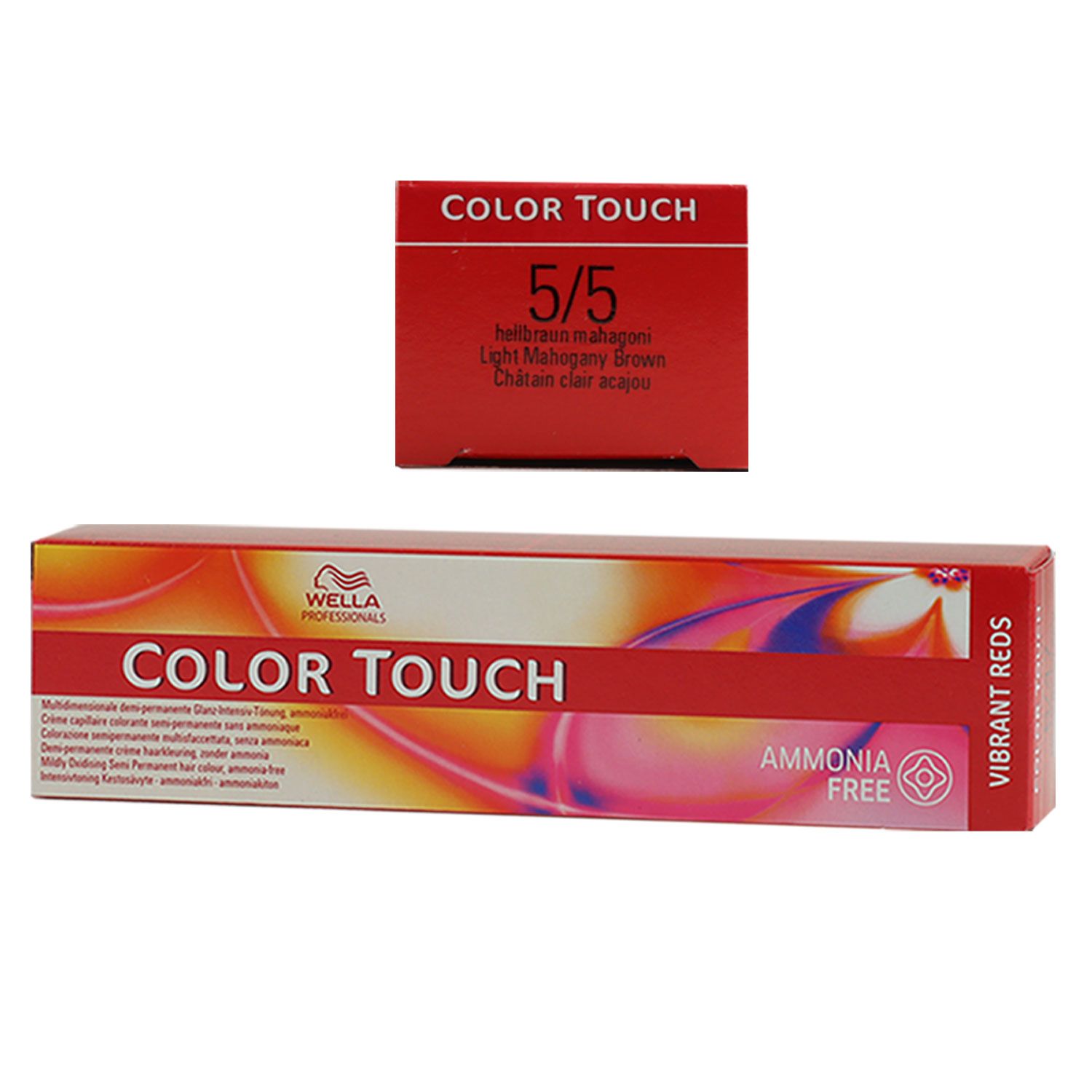 Wella Color Touch Vibrants Red 60 ml 5/5 hellbraun mahagoni