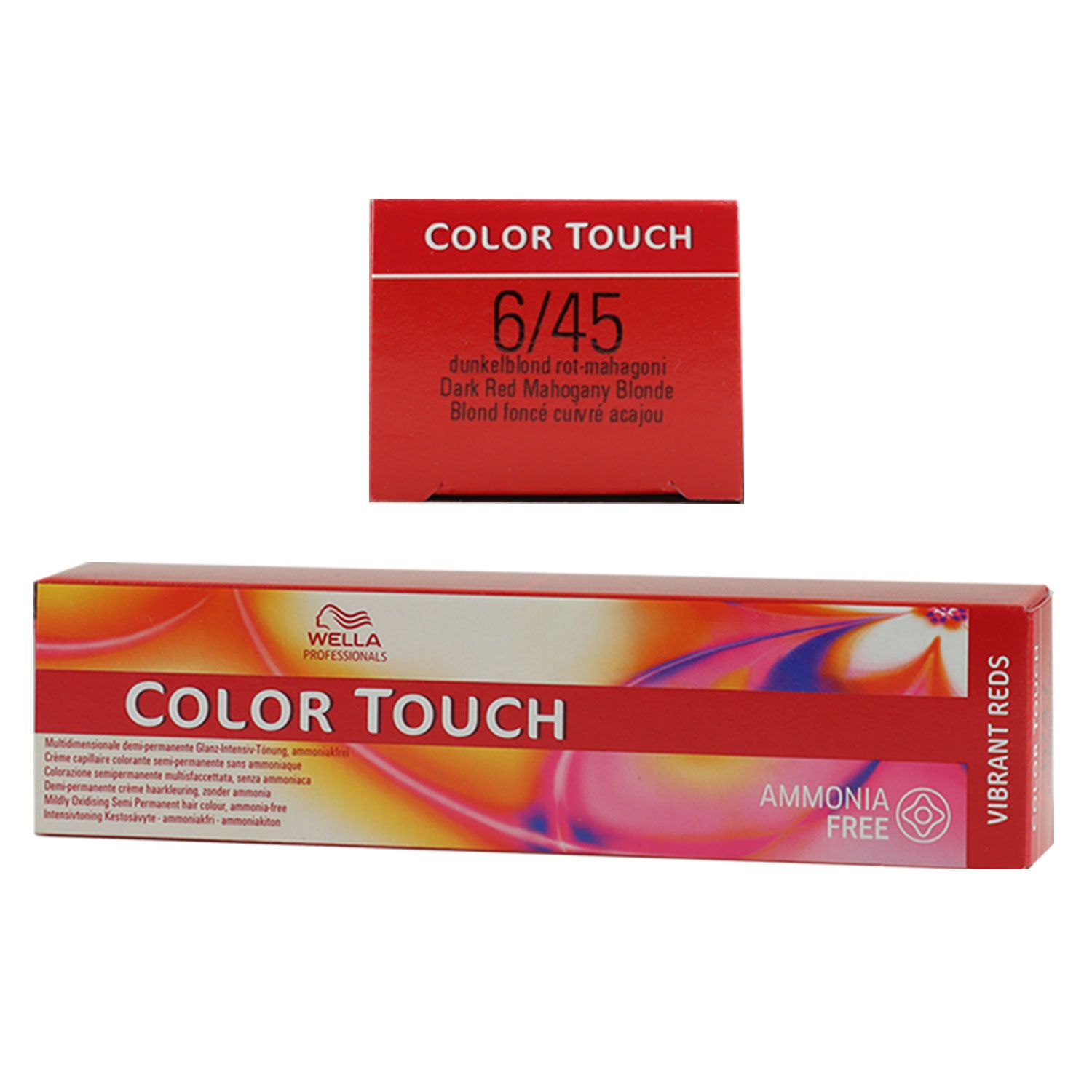 Wella Color Touch Vibrants Red 60 ml 6/45 dunkelblond rot mahagoni