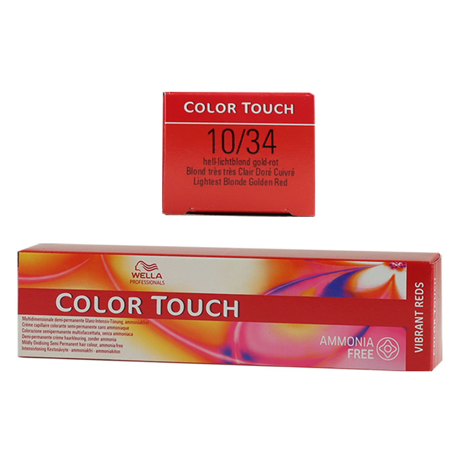 Wella Color Touch Vibrants Reds 60 ml 10/34 hell lichtblond gold rot