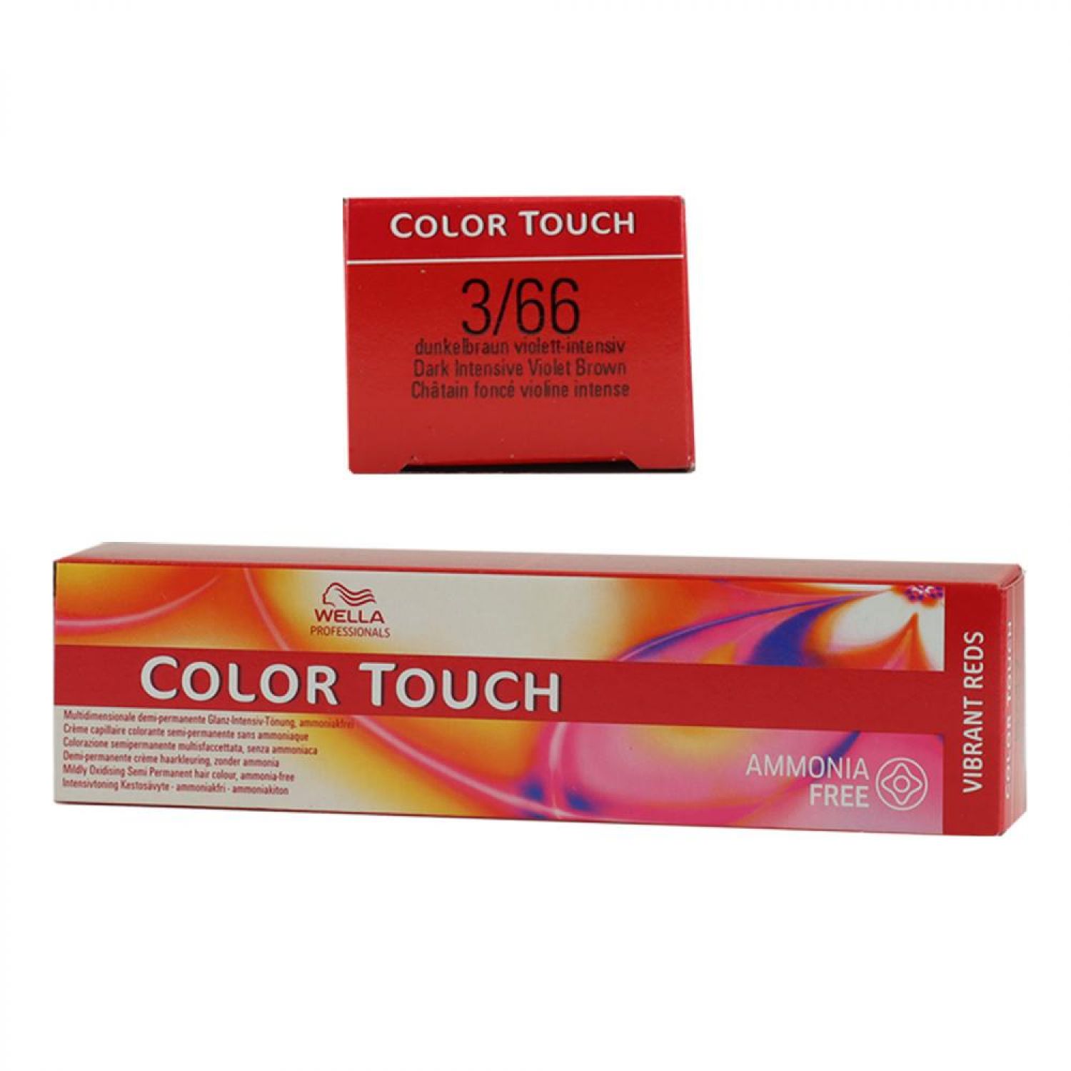 Wella Color Touch Vibrants Reds 60 ml 44/65 mittelbraun intensiv violett mahagoni