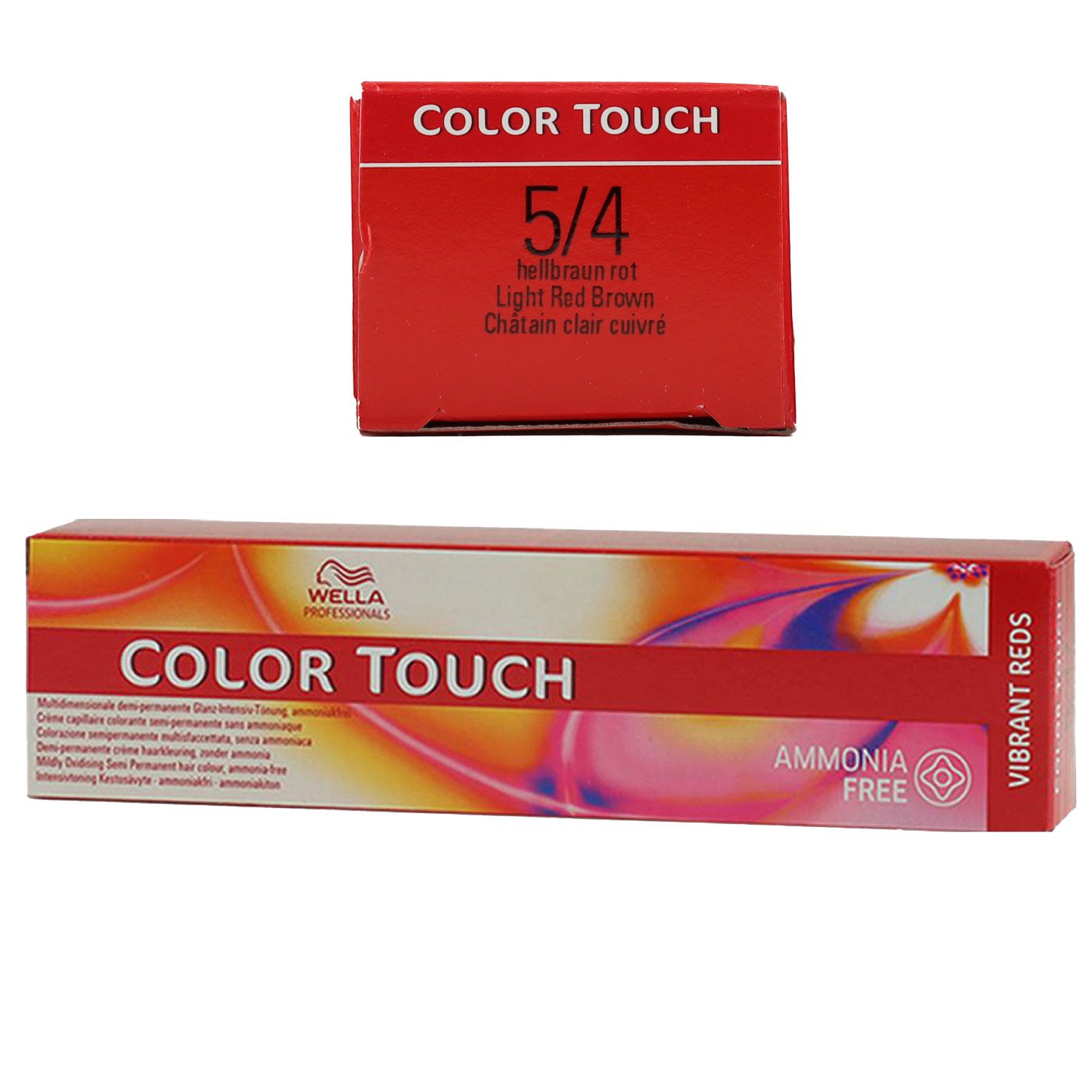 Wella Color Touch Vibrants Reds 60 ml 5/4 hellbraun rot