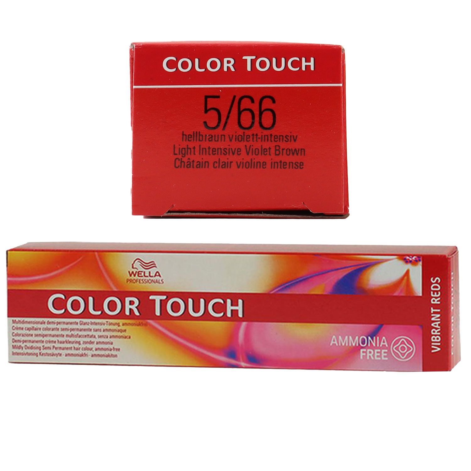 Wella Color Touch Vibrants Reds 60 ml 5/66 hellbraun intensiv violett