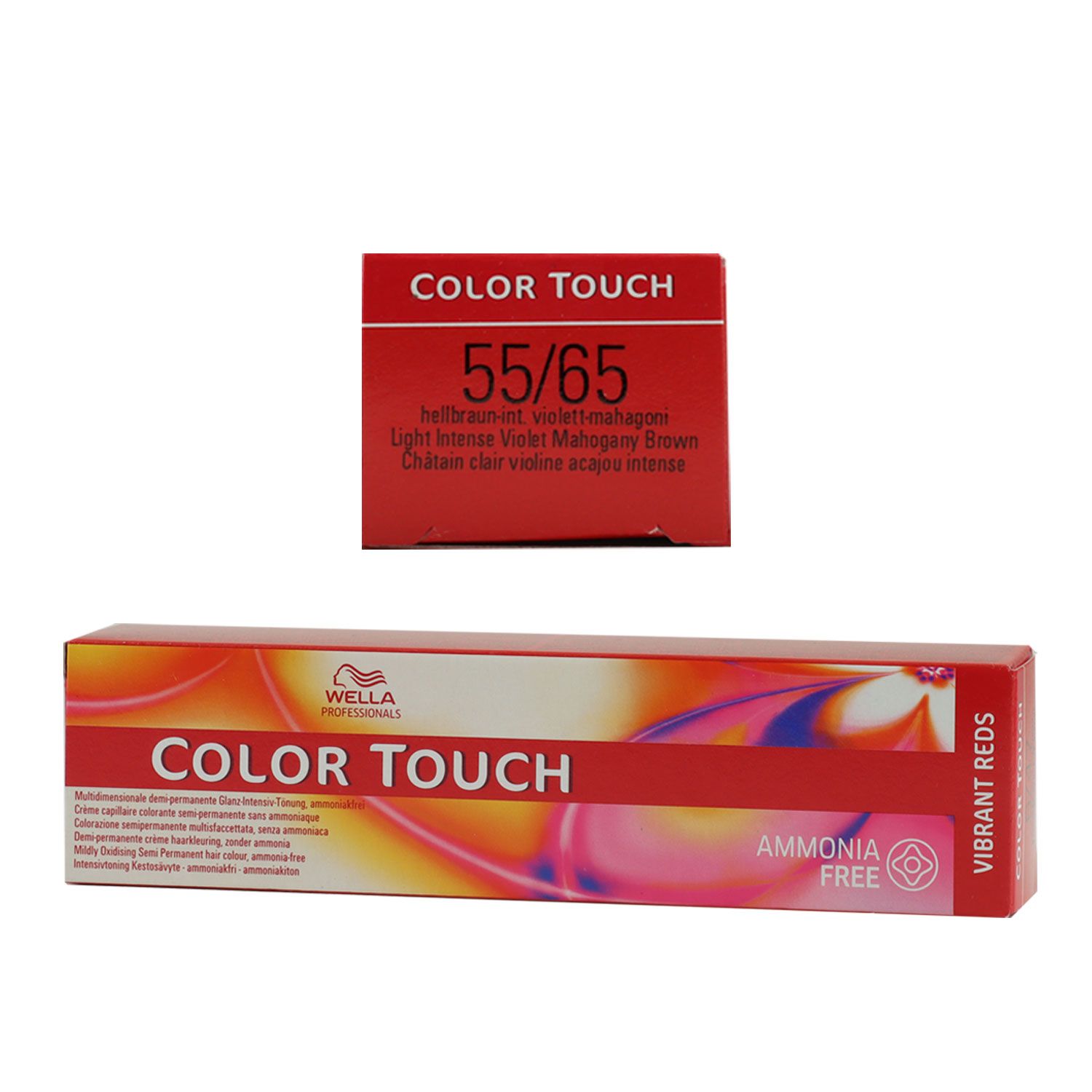 Wella Color Touch Vibrants Reds 60 ml 55/65 hellbraun intensiv violett mahagoni