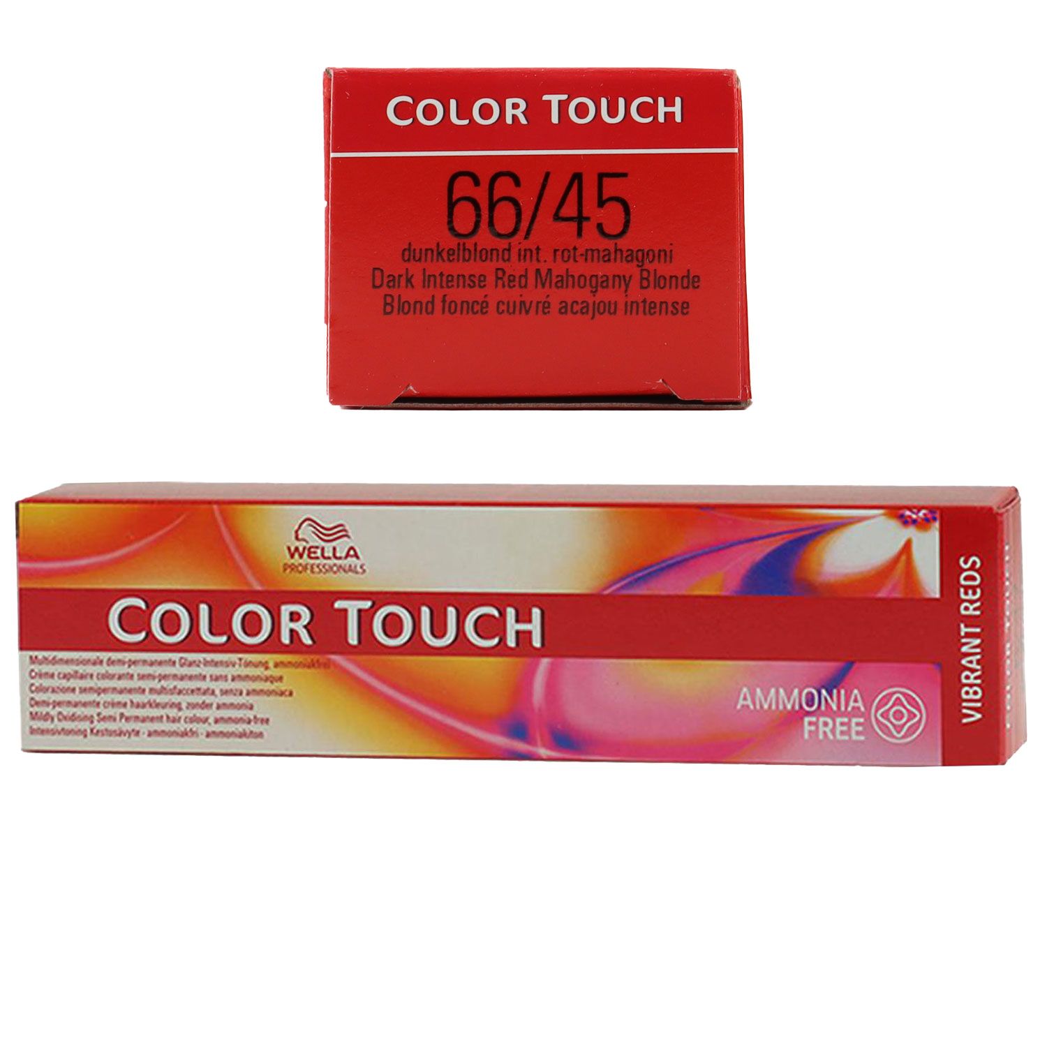 Wella Color Touch Vibrants Reds 60 ml 66/45 dunkelblond intensiv rot mahagoni