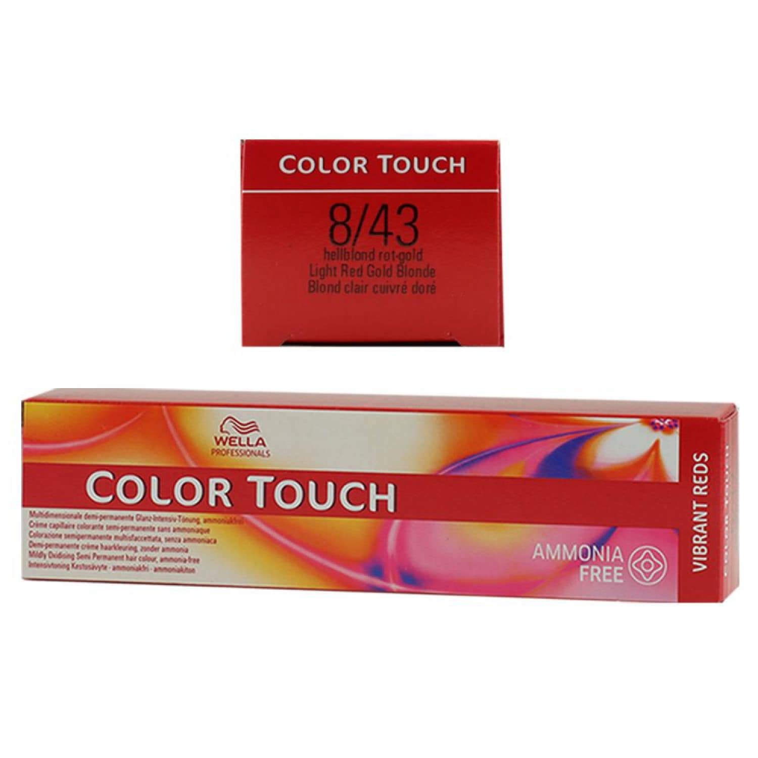 Wella Color Touch Vibrants Reds 60 ml 8/43 hellblond rot gold