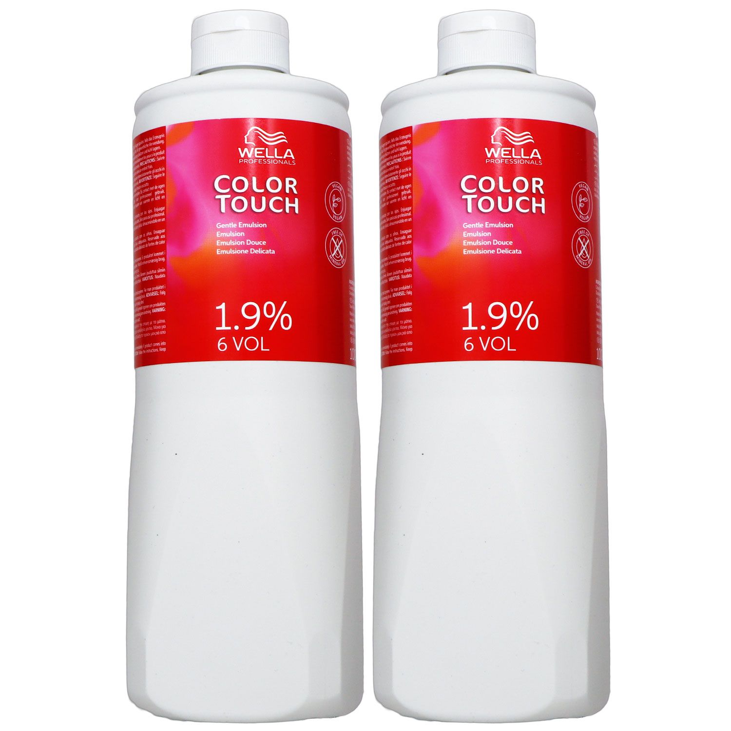 Wella Color Touch normale Emulsion 1,9% 2 x 1000 ml Entwickler Set