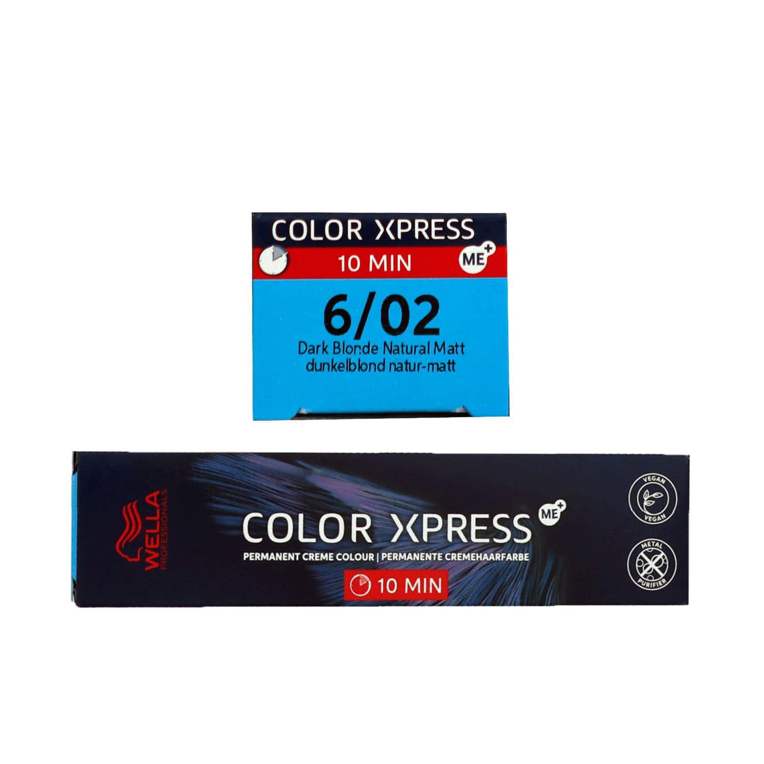 Wella Color Xpress 60 ml 6/02 dunkelblond natur matt Haarfarbe