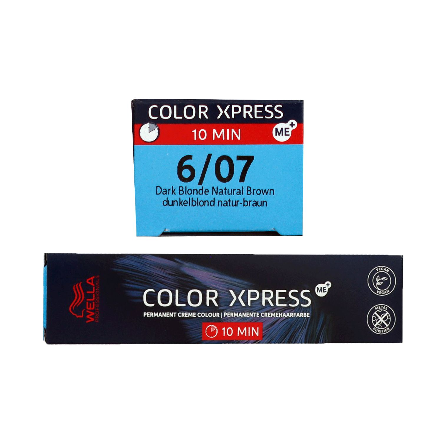 Wella Color Xpress 60 ml 6/07 dunkelblond natur braun Haarfarbe