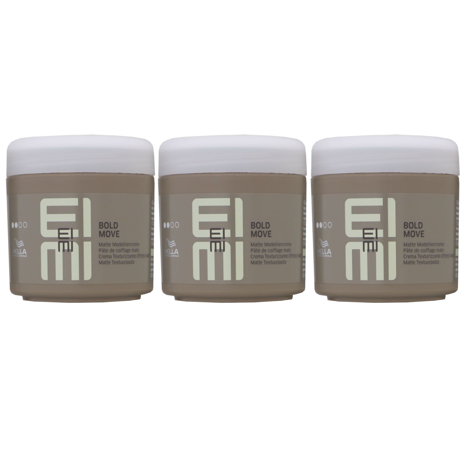 Wella Eimi Bold Move 3 x 150 ml matte Modelliercreme Set