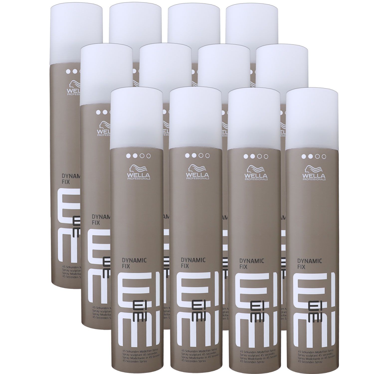 Wella Eimi Dynamic Fix 12 x 300 ml Haarspray 45 Sekunden Modellier Spray Set