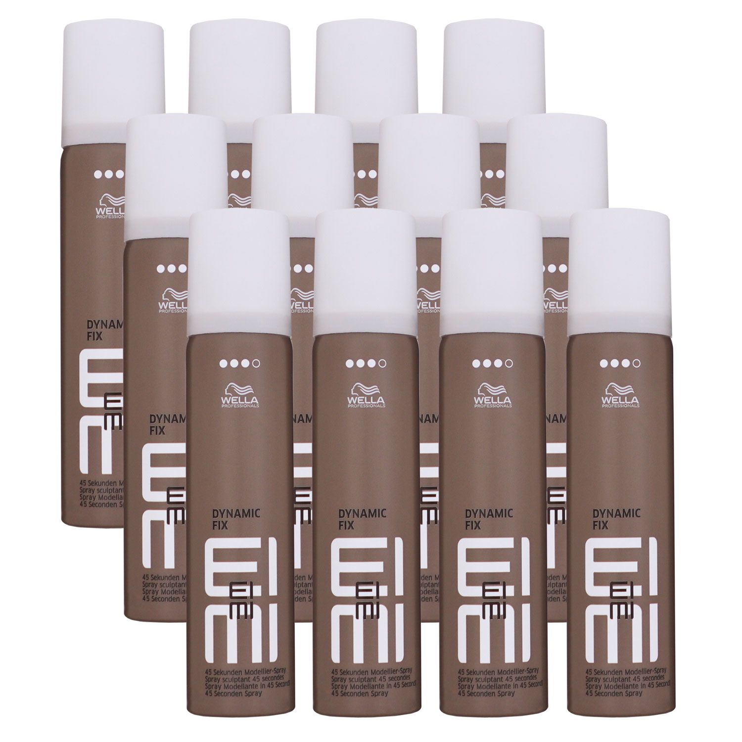 Wella Eimi Dynamic Fix 12 x 75 ml Haarspray 45 Sekunden Modellier Spray Set