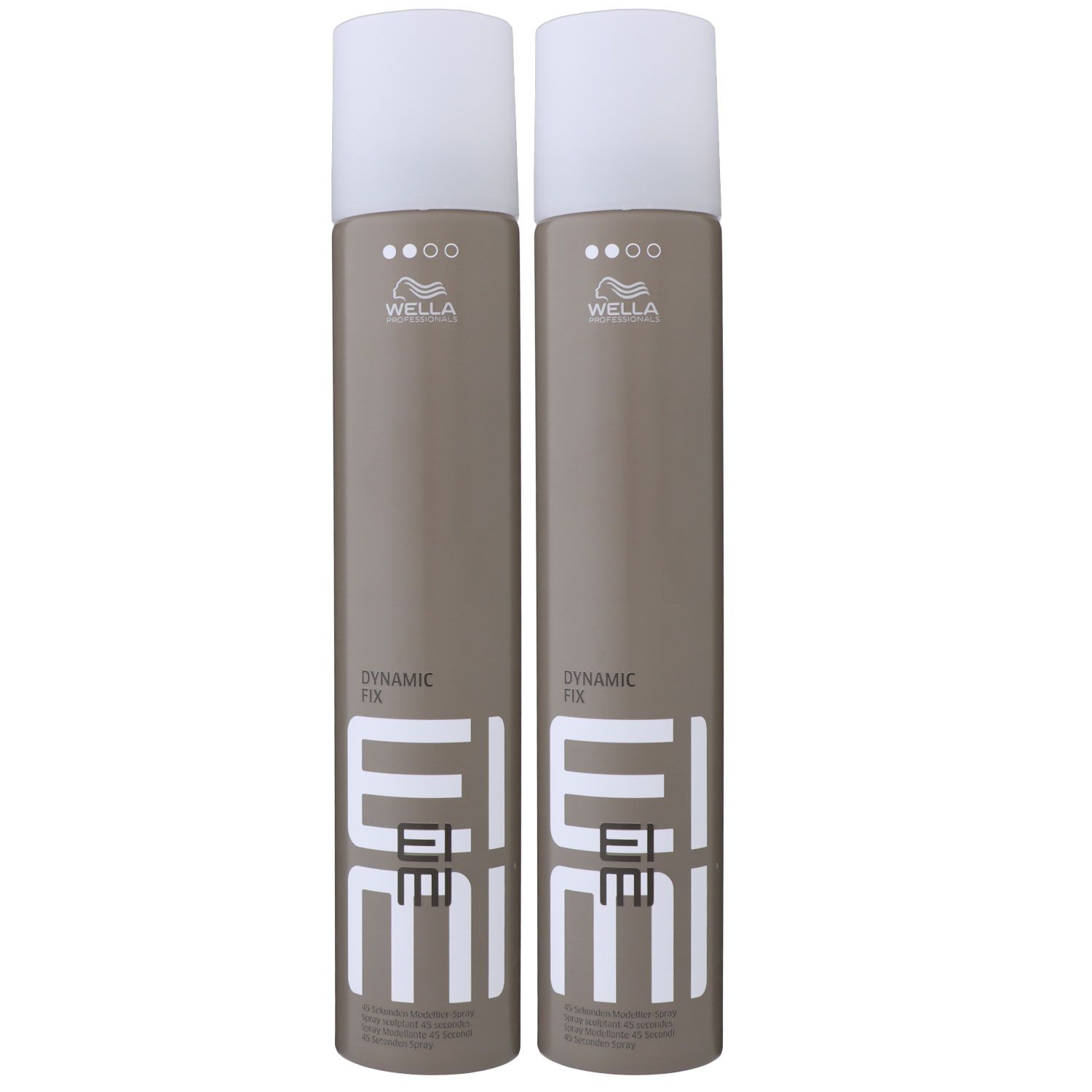 Wella Eimi Dynamic Fix 2 x 500 ml Haarspray 45 Sekunden Modellier Spray Set