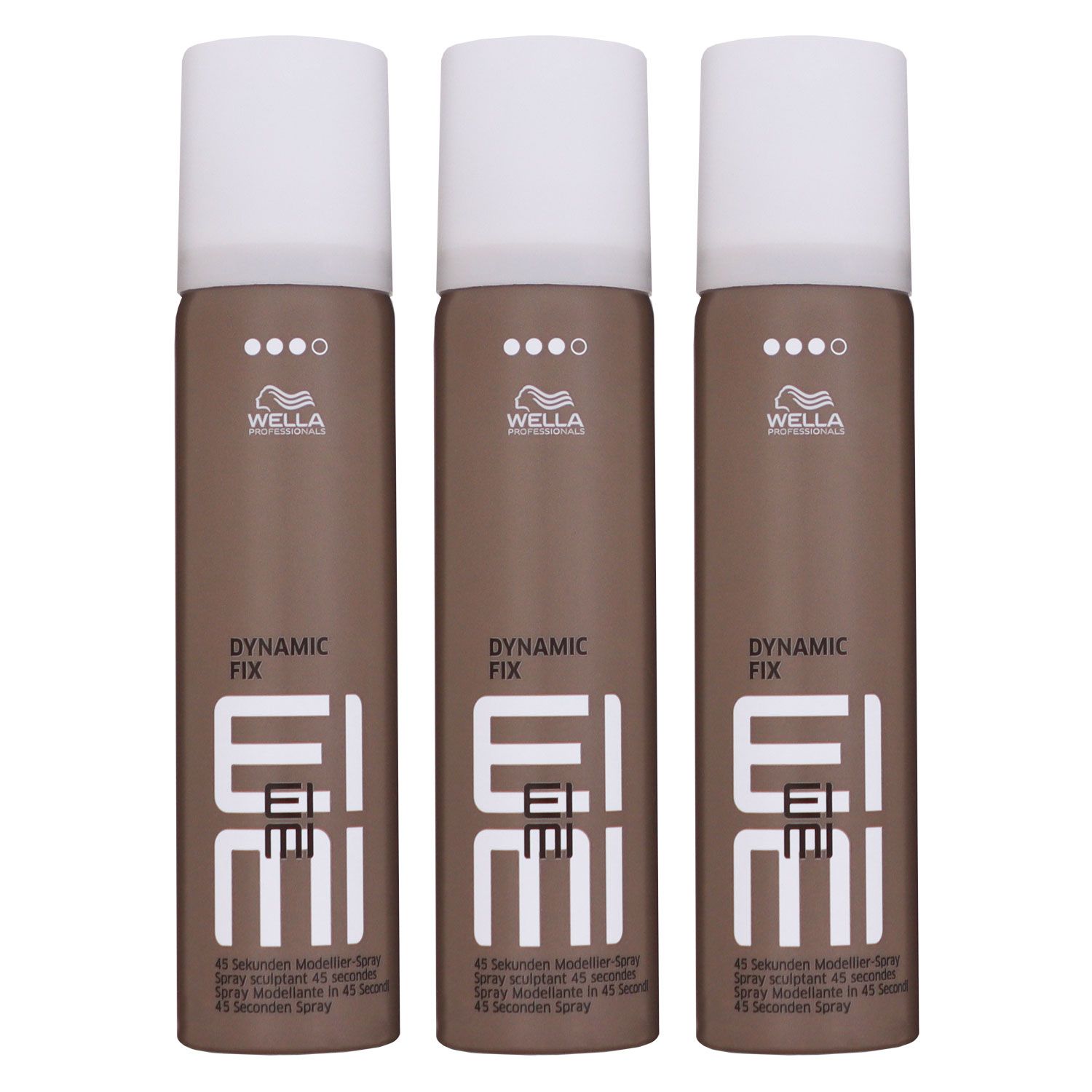 Wella Eimi Dynamic Fix 3 x 75 ml Haarspray 45 Sekunden Modellier Spray Set