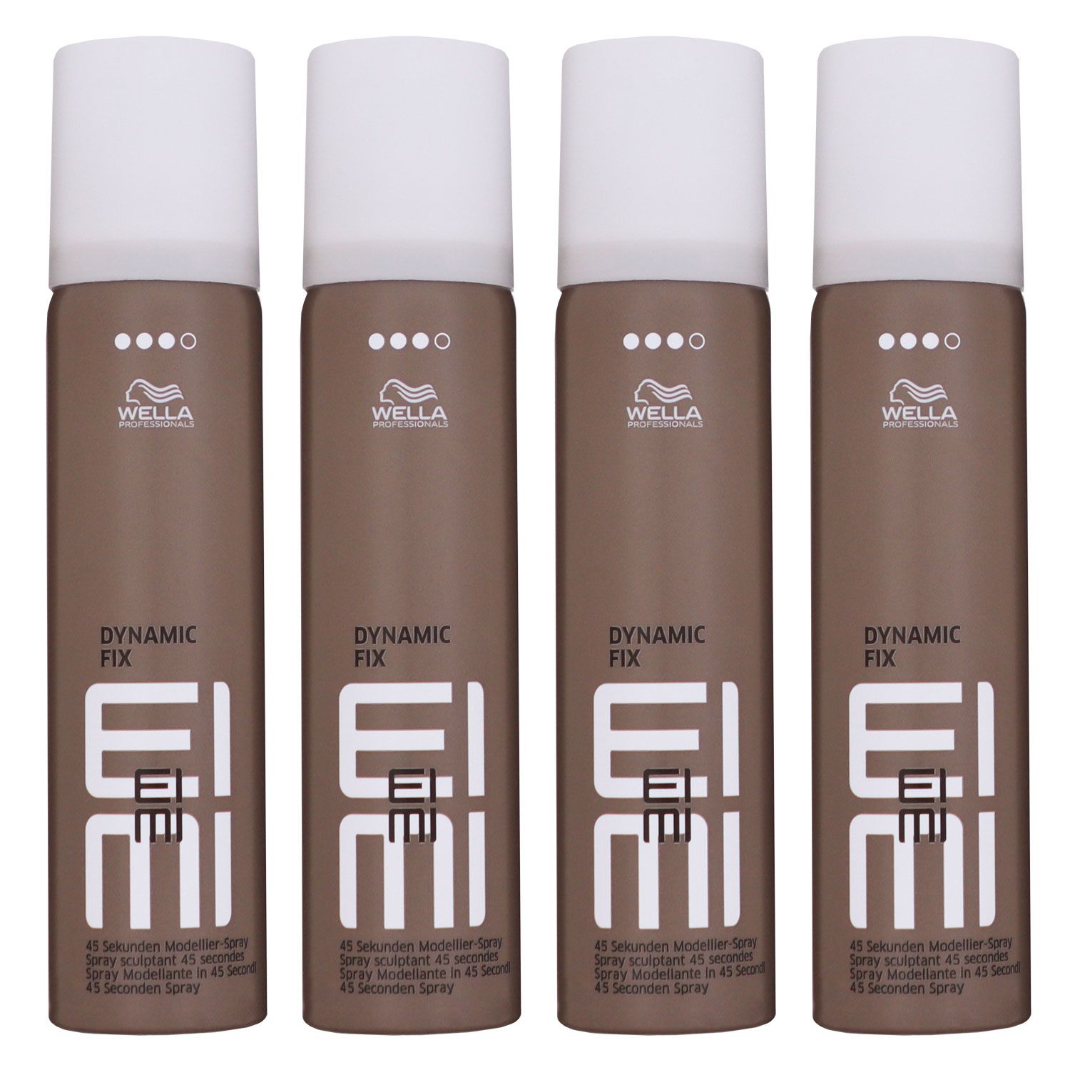 Wella Eimi Dynamic Fix 4 x 75 ml Haarspray 45 Sekunden Modellier Spray Set