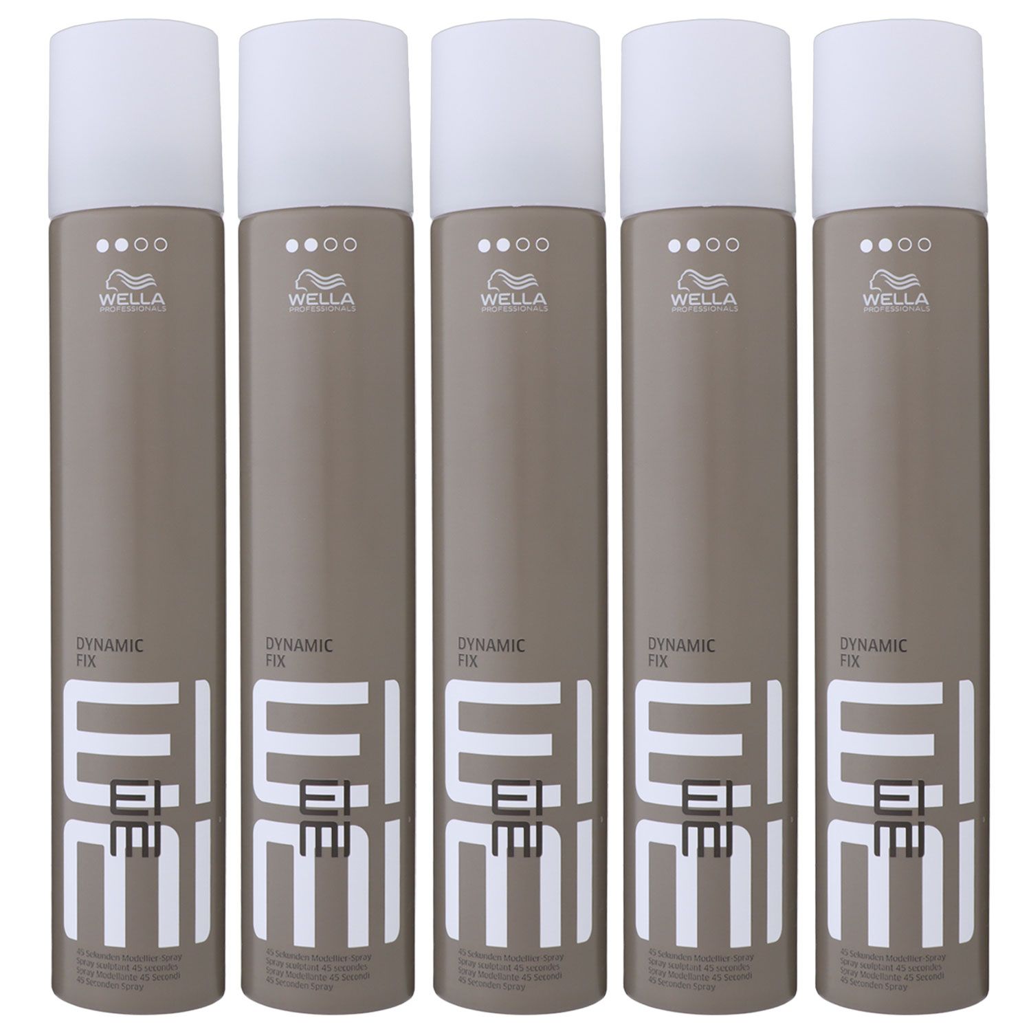 Wella Eimi Dynamic Fix 5 x 500 ml Haarspray 45 Sekunden Modellier Spray Set