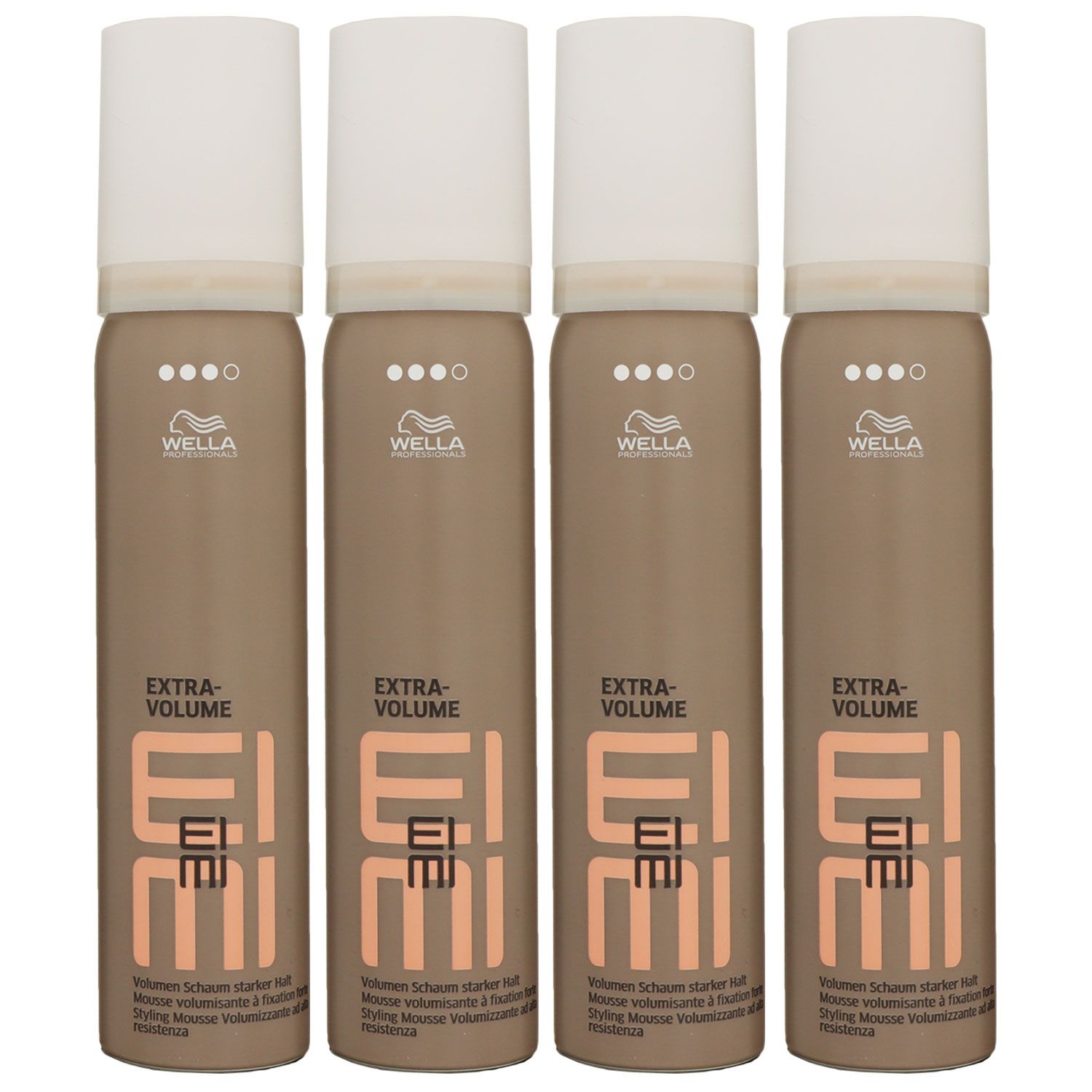 Wella Eimi Extra Volume 4 x 75 ml Volumenschaum Set