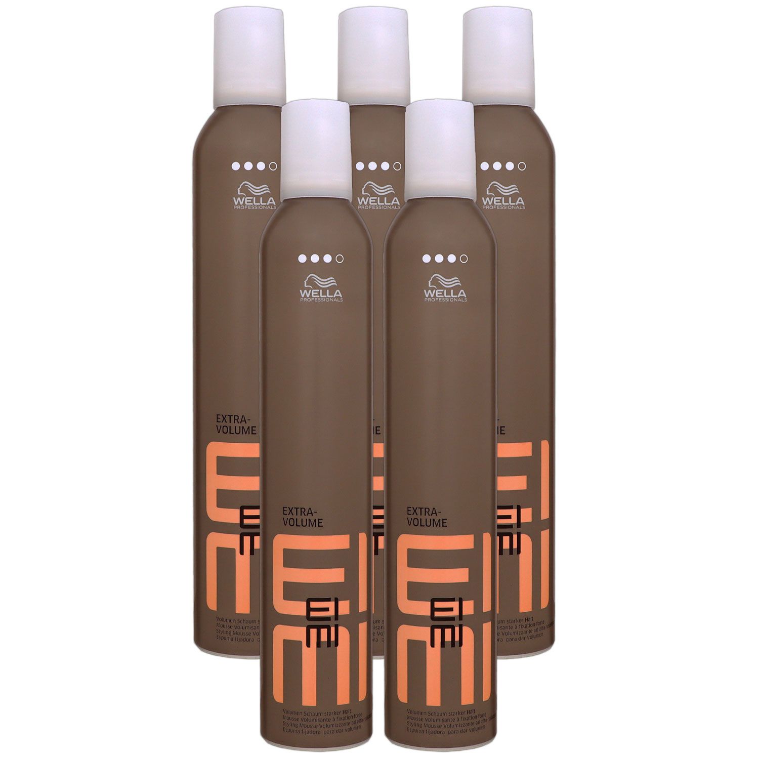 Wella Eimi Extra Volume 5 x 500 ml Volumenschaum Set